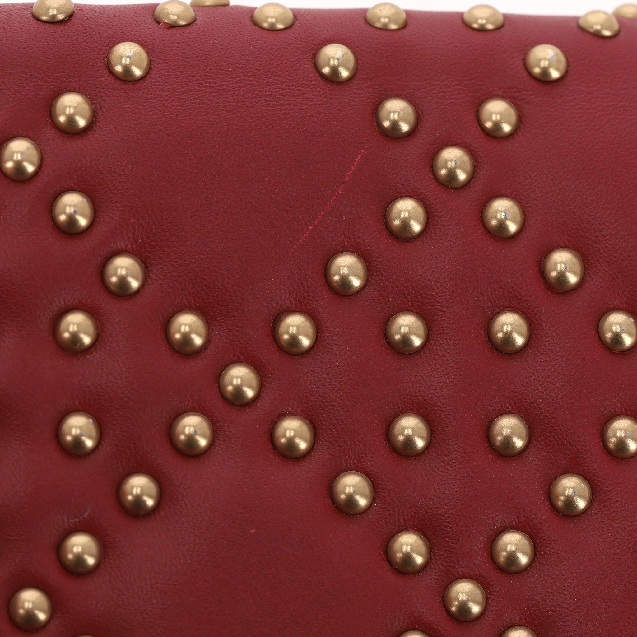 Christian Dior Lambskin Cannage Leather Lady Dior Studded Card Holder With 'Dior' Charm - Image 12