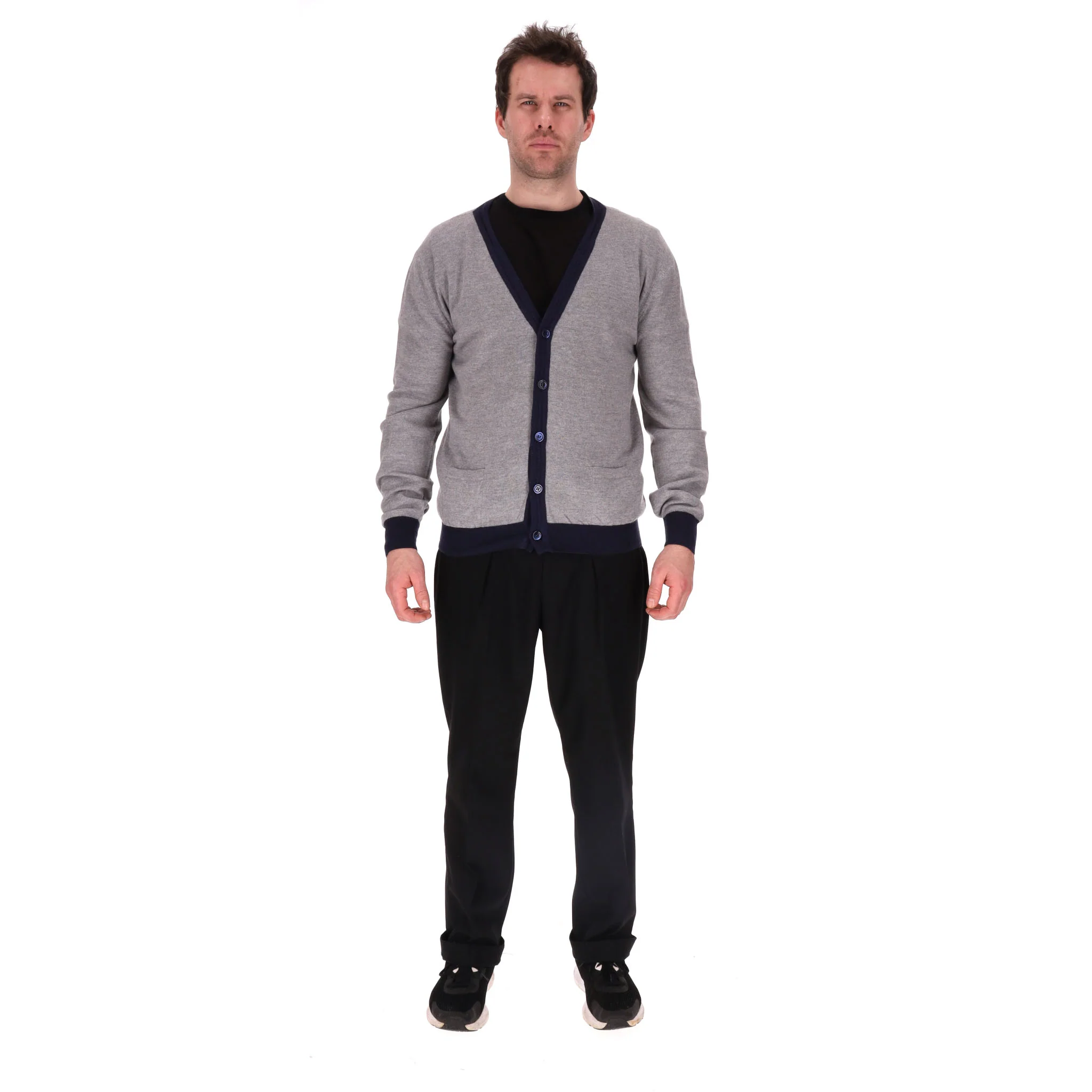 Dior Virgin Wool V-Neck Cardigan. Size XL - Image 2