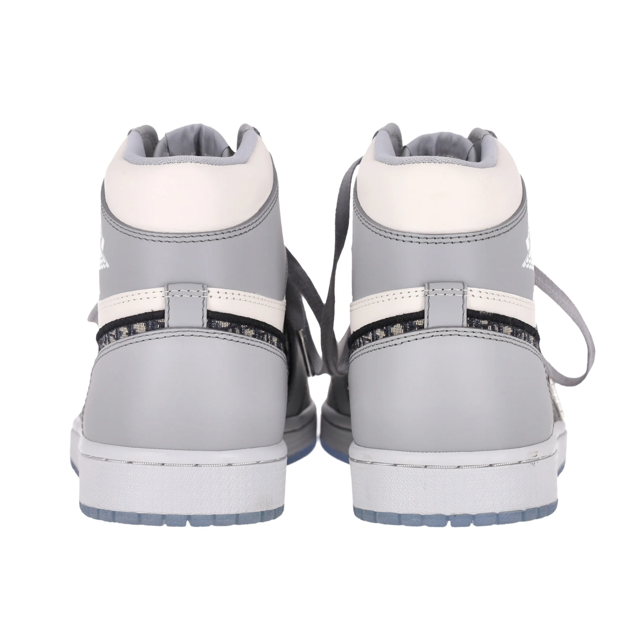 RARE - Dior x Air Jordan 1 Retro Ltd Edition High-Top OG Leather Sneakers. Size 44 - Image 4