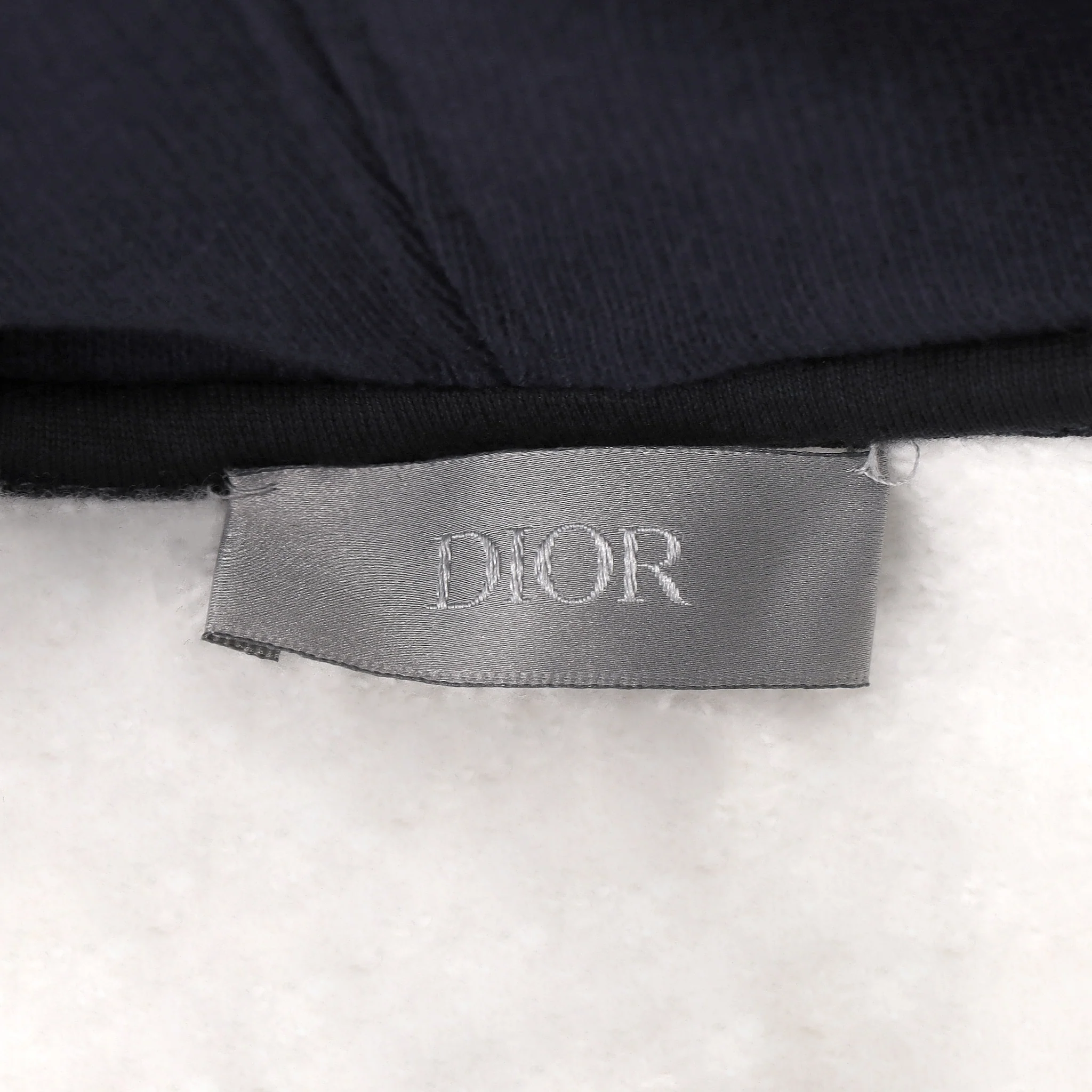 Dior x Kenny Scharf Logo Embroidered Varsity Hoodie. Size L - Image 8