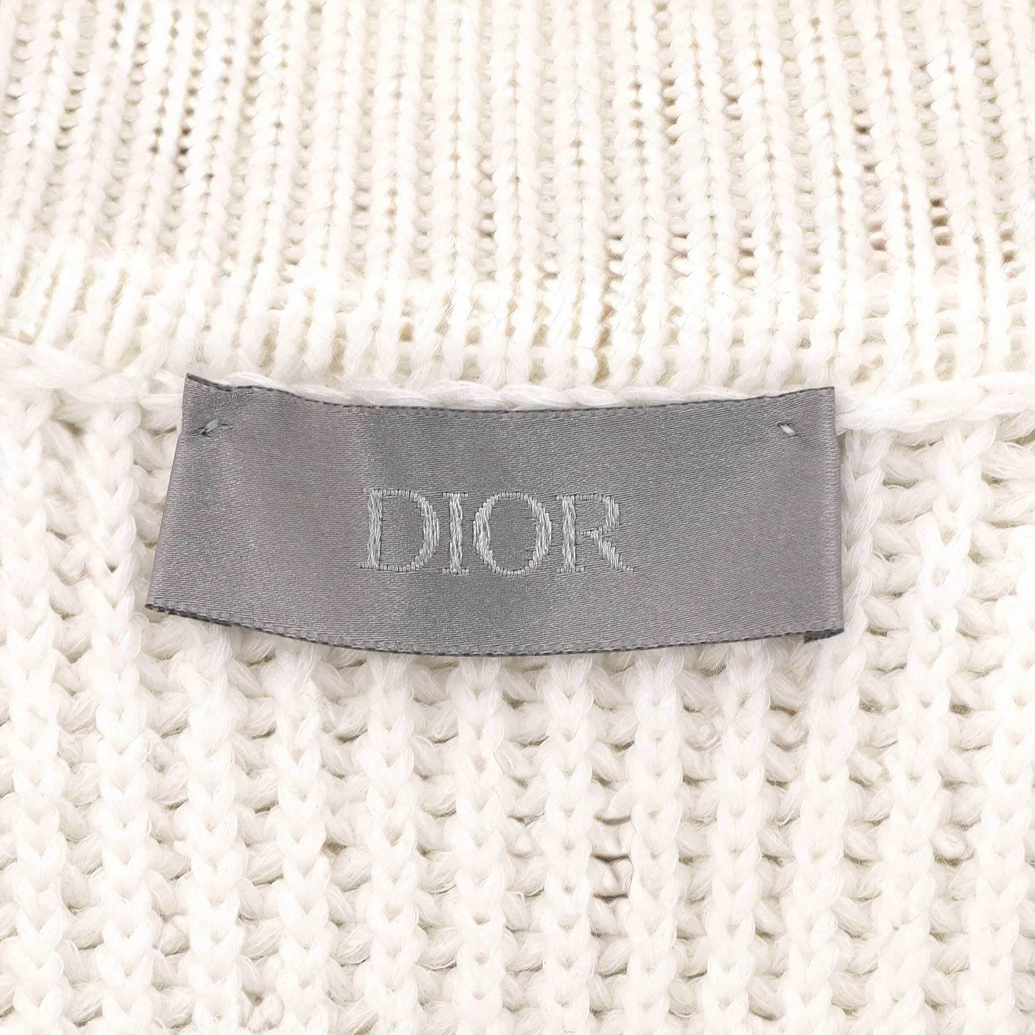 Dior x Kenny Scharf Ltd Edition Logo Embroidered Cotton Jumper. Size L - Image 5