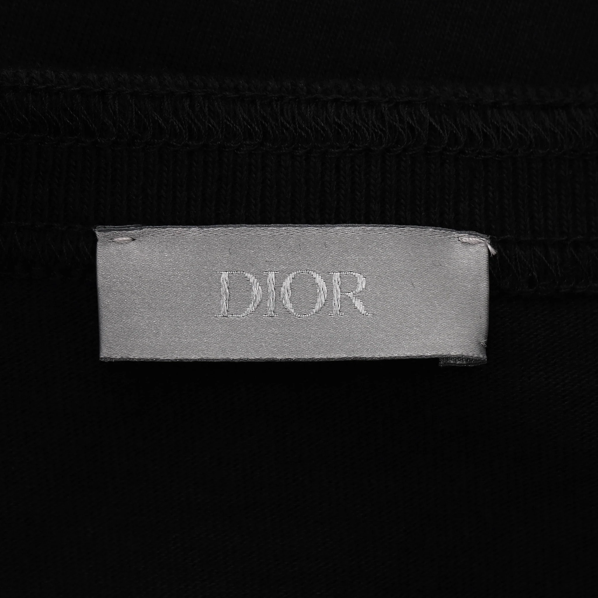 Dior x Sacai Crossover Cotton T-shirt With A Nylon Pocket. Size L - Image 8