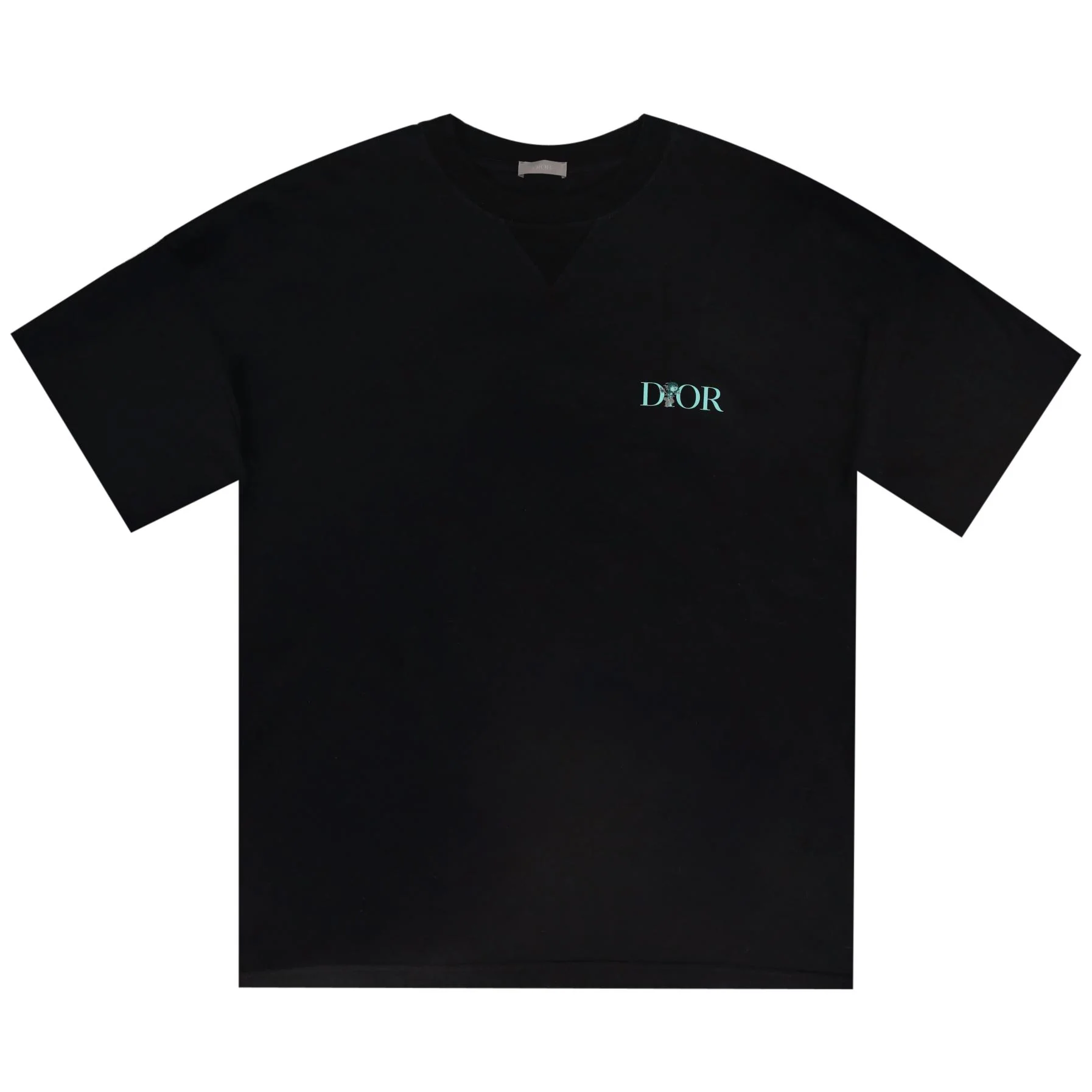 Dior Cotton Logo Rose Print 'Dior Jardin' T-Shirt. Size XL