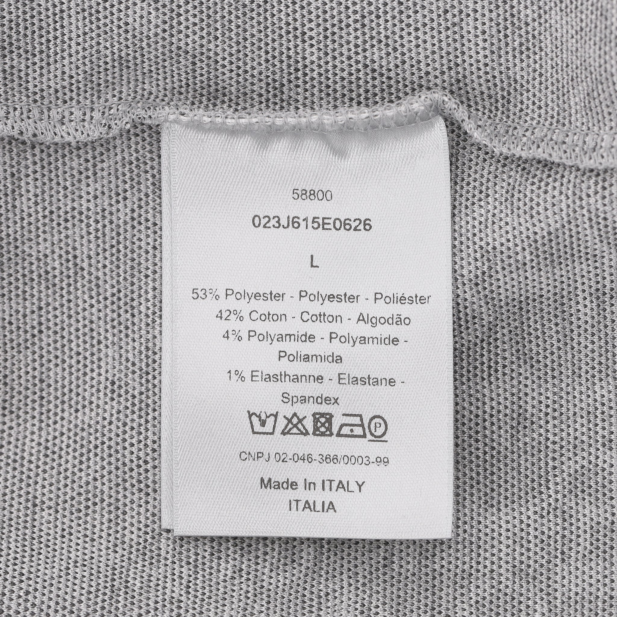 Dior x Daniel Arsham Eroded 'Dior Oblique' Jacquard T-Shirt. Size L - Image 7