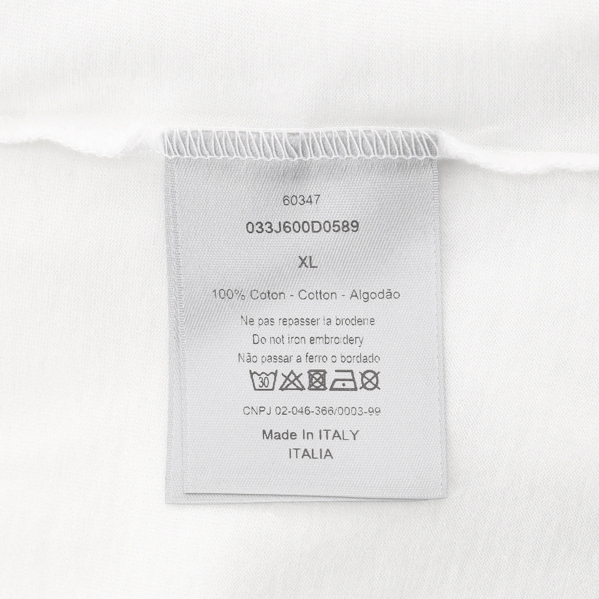 Dior x Shawn Stussy Ltd Edition Oversized Logo T-Shirt. Size XL - Image 6