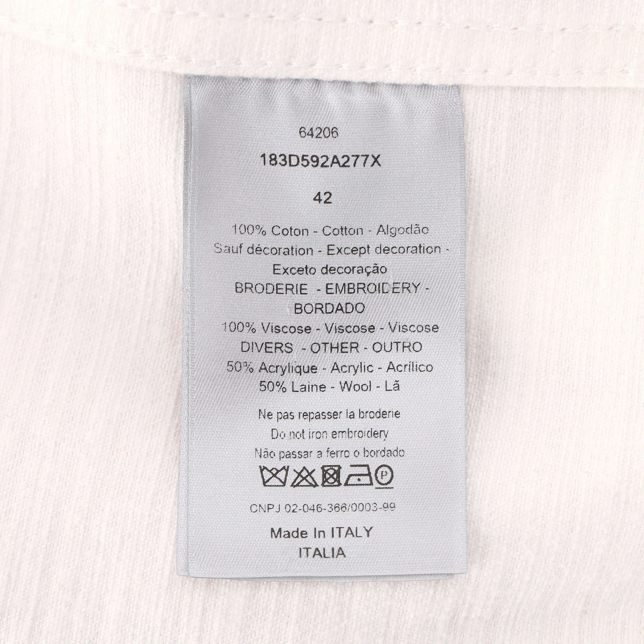 Dior x Shawn Stussy Year of the Ox Denim Shirt With 'Dior' Logo. Size 42FR - Image 9