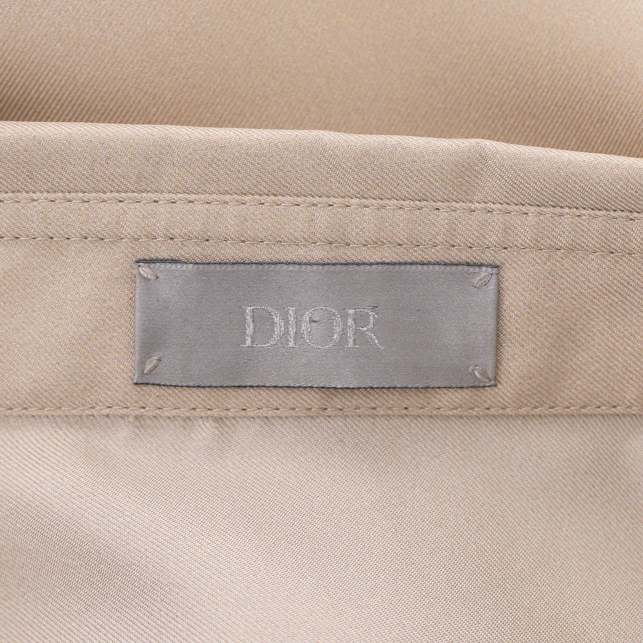Dior x Shawn Stussy Yellowstone Silk Camp Shirt. Size 40FR - Image 7