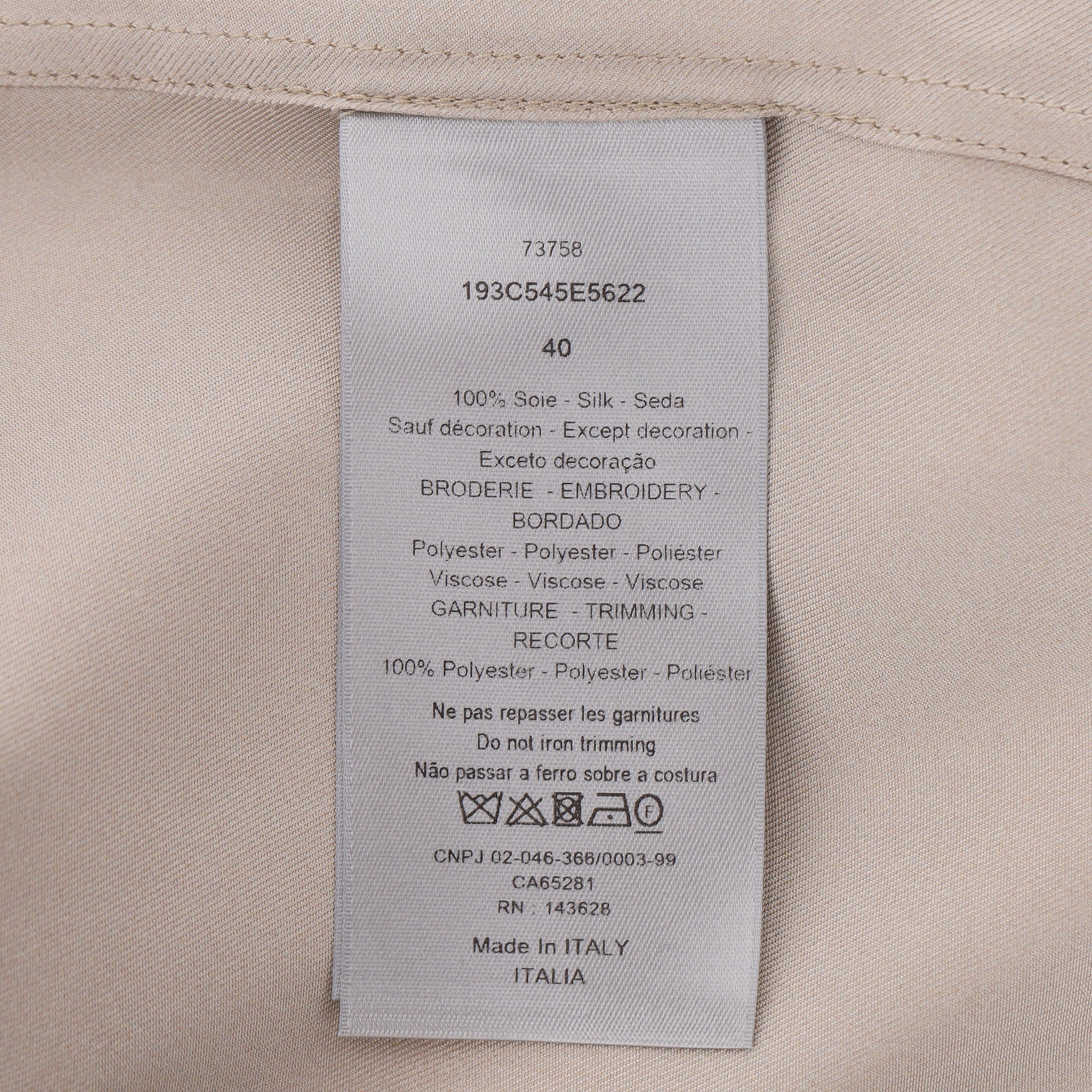 Dior x Shawn Stussy Yellowstone Silk Camp Shirt. Size 40FR - Image 9