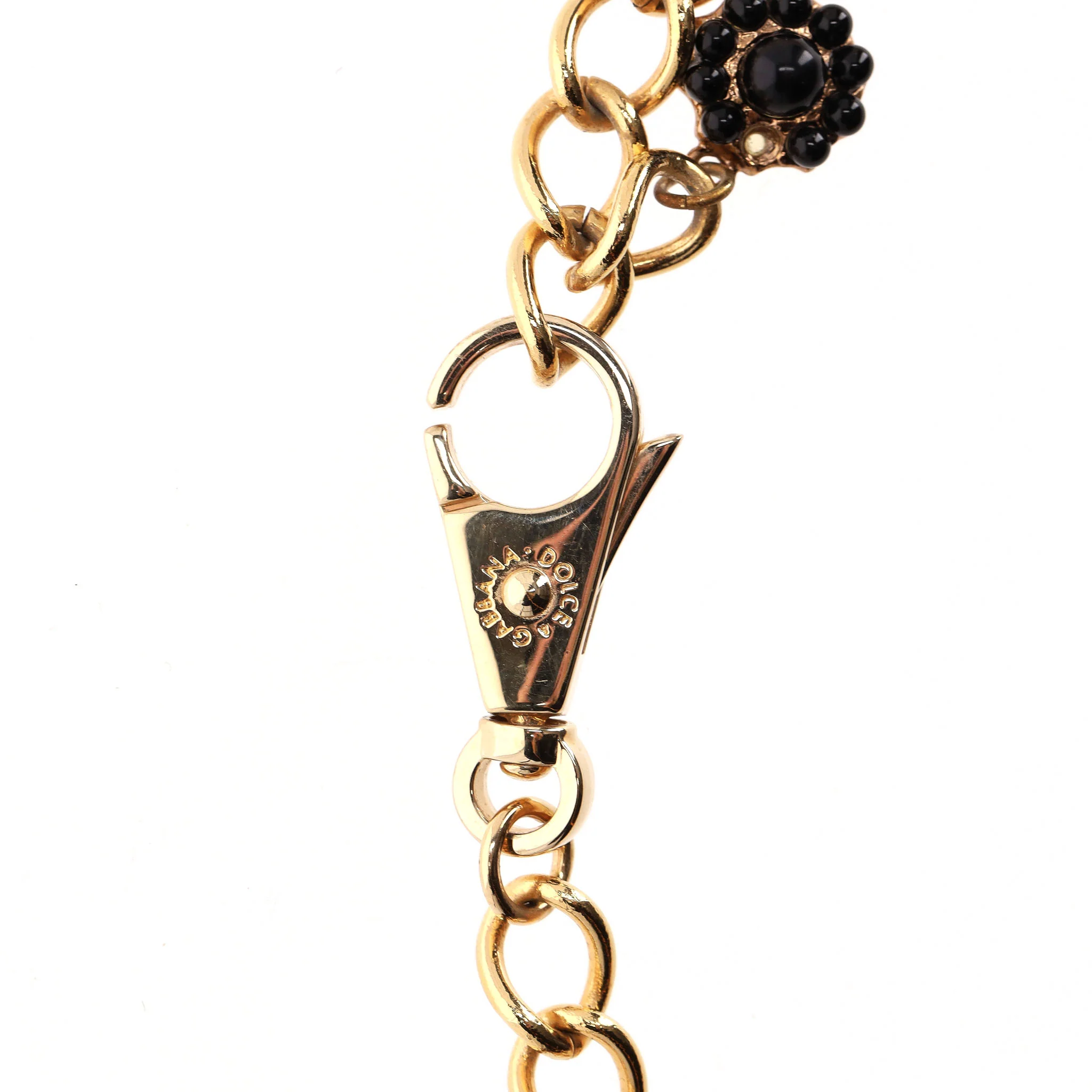 Dolce & Gabbana Baroque Multi-Ornament Lace Flower & Coin Layered Chain Collier Necklace - Image 9