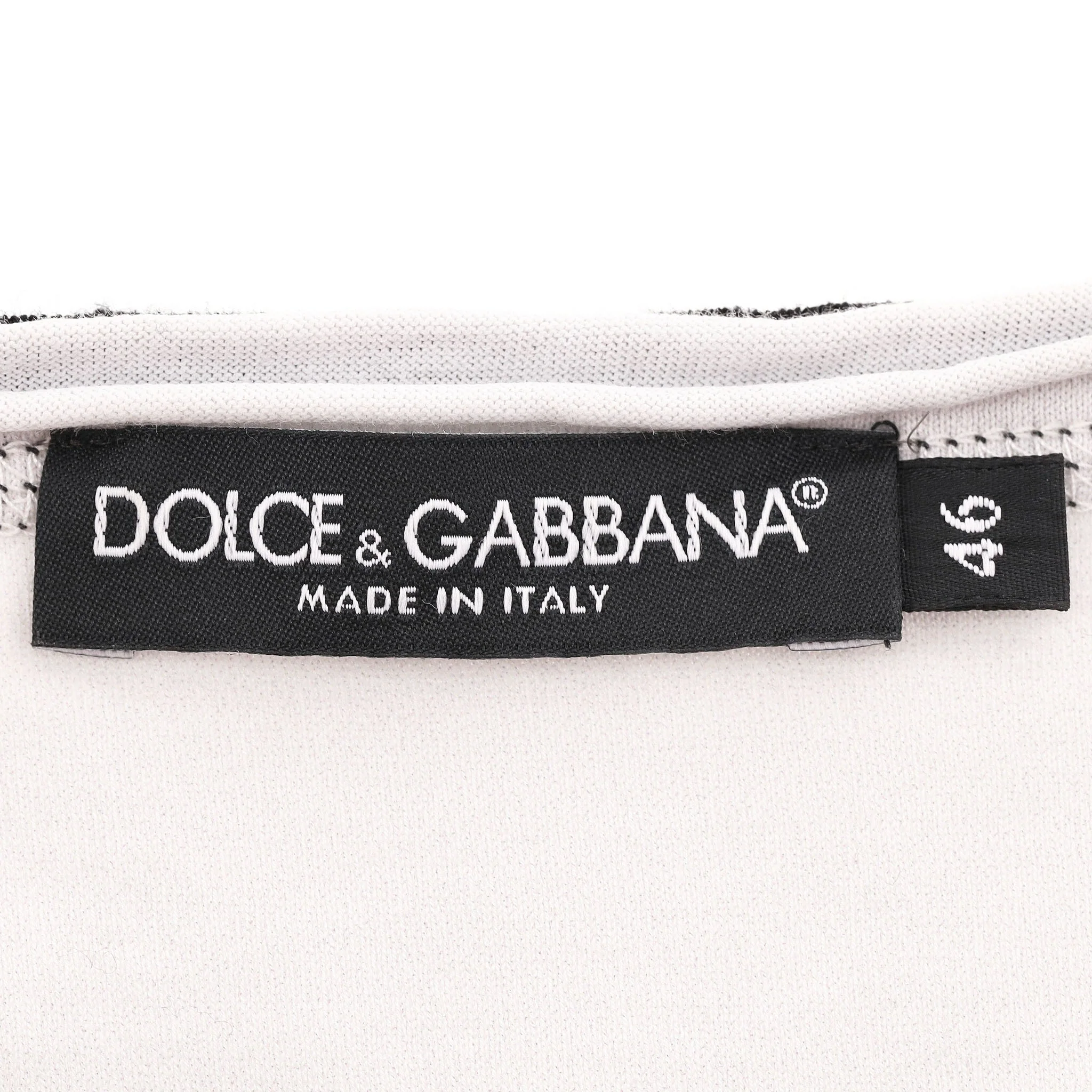 Dolce & Gabbana 'Amore Per Sempre' Cotton T-Shirt. Size 46IT - Image 5