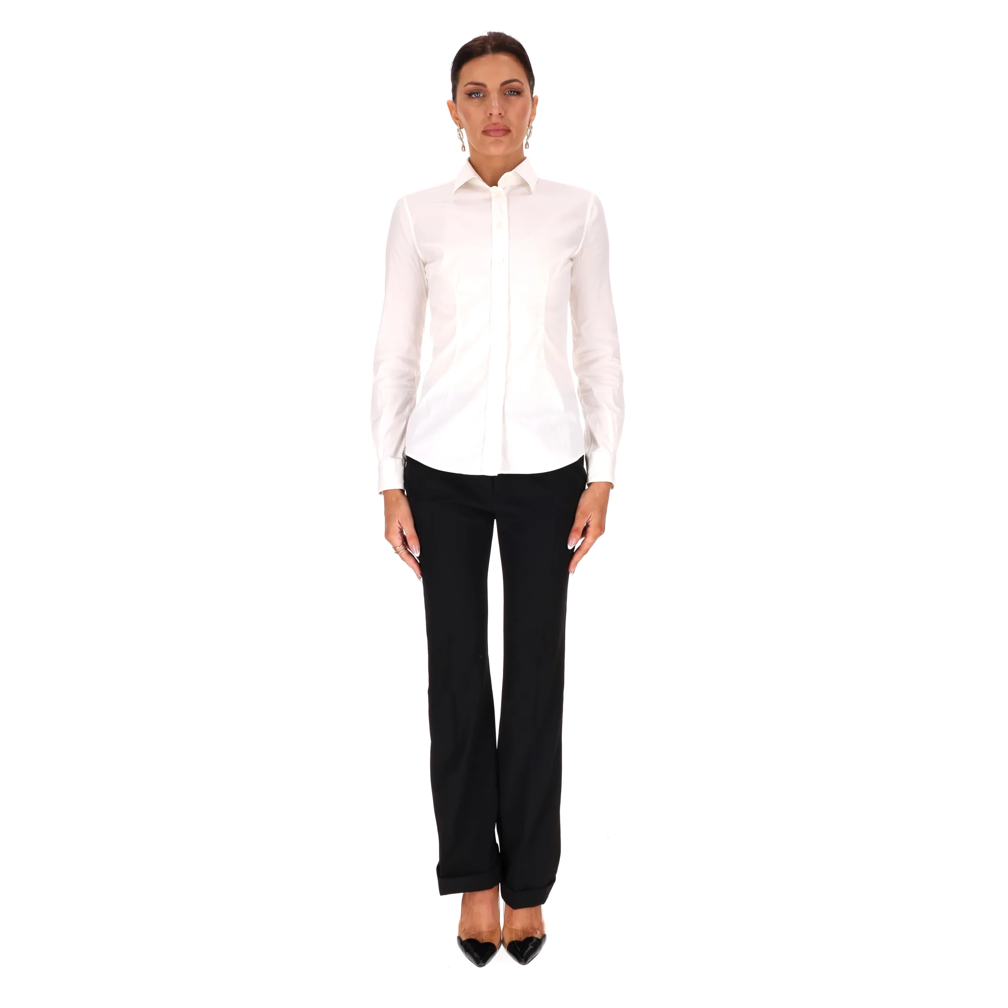 Dolce & Gabbana Fitted Cotton Shirt. Size 38IT - Image 2