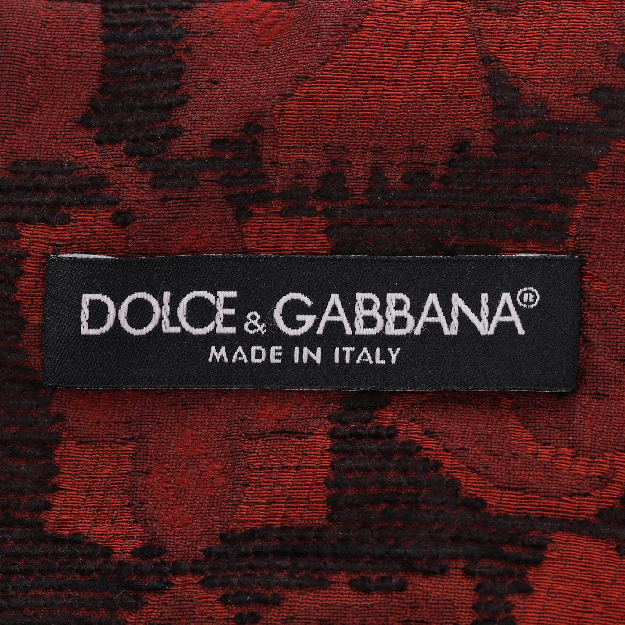 Dolce & Gabbana Floral Jacquard Embroidered Bralette Top & Skirt Set. Size 38IT - Image 9