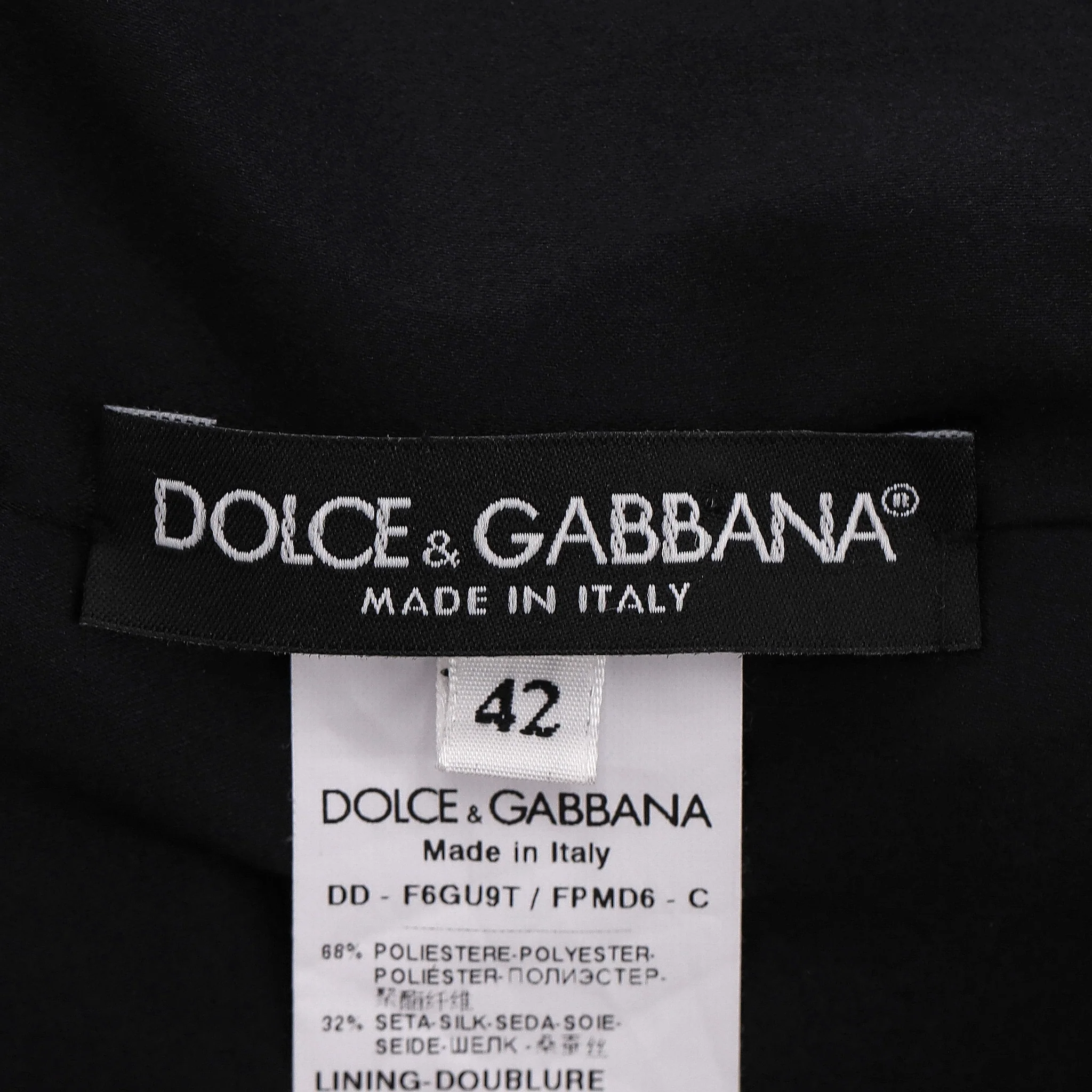 Dolce & Gabbana Floral Silk Blend Jacquard Dress. Size 42IT - Image 8