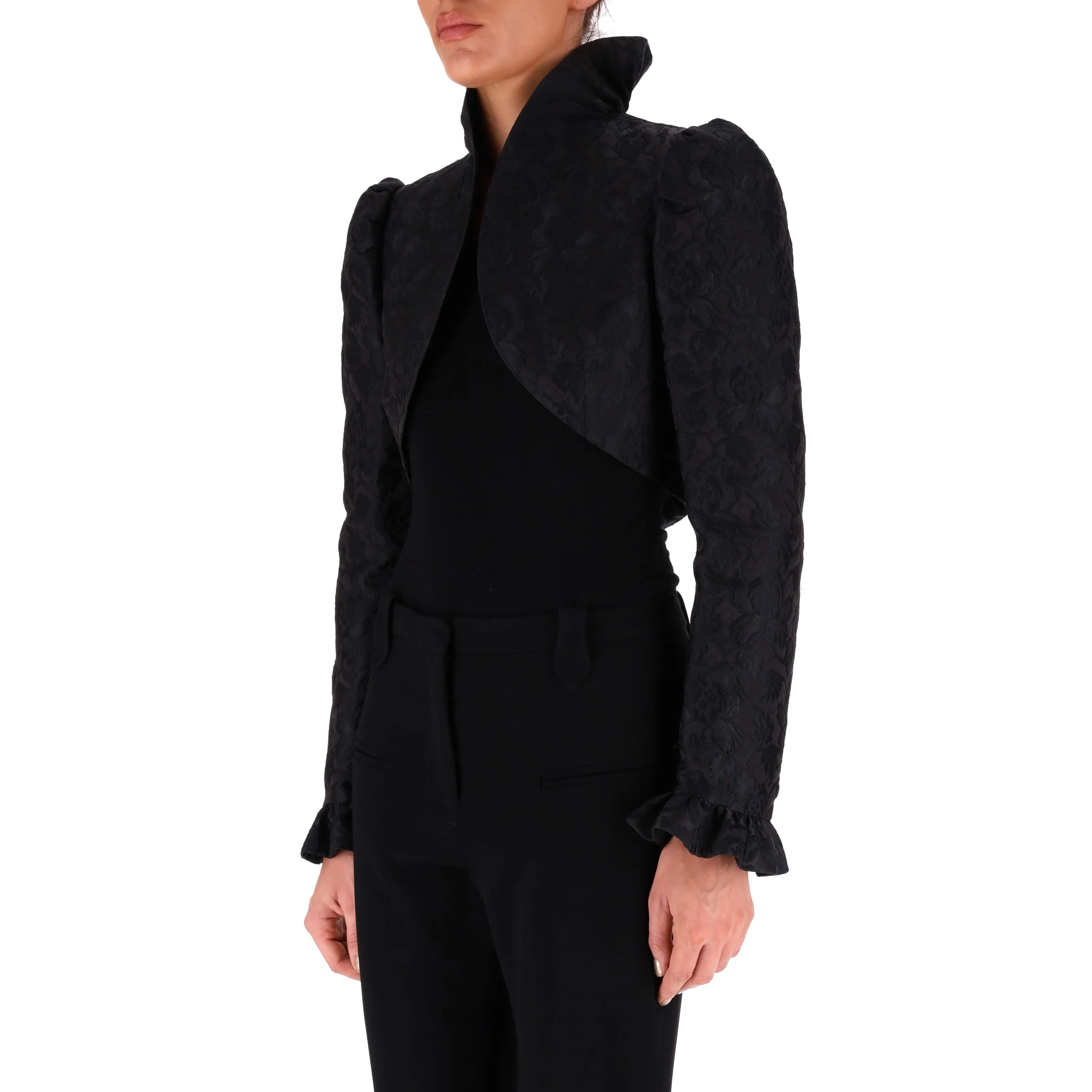Dolce & Gabbana Floral Jacquard Bolero Jacket. Size 38IT - Image 5