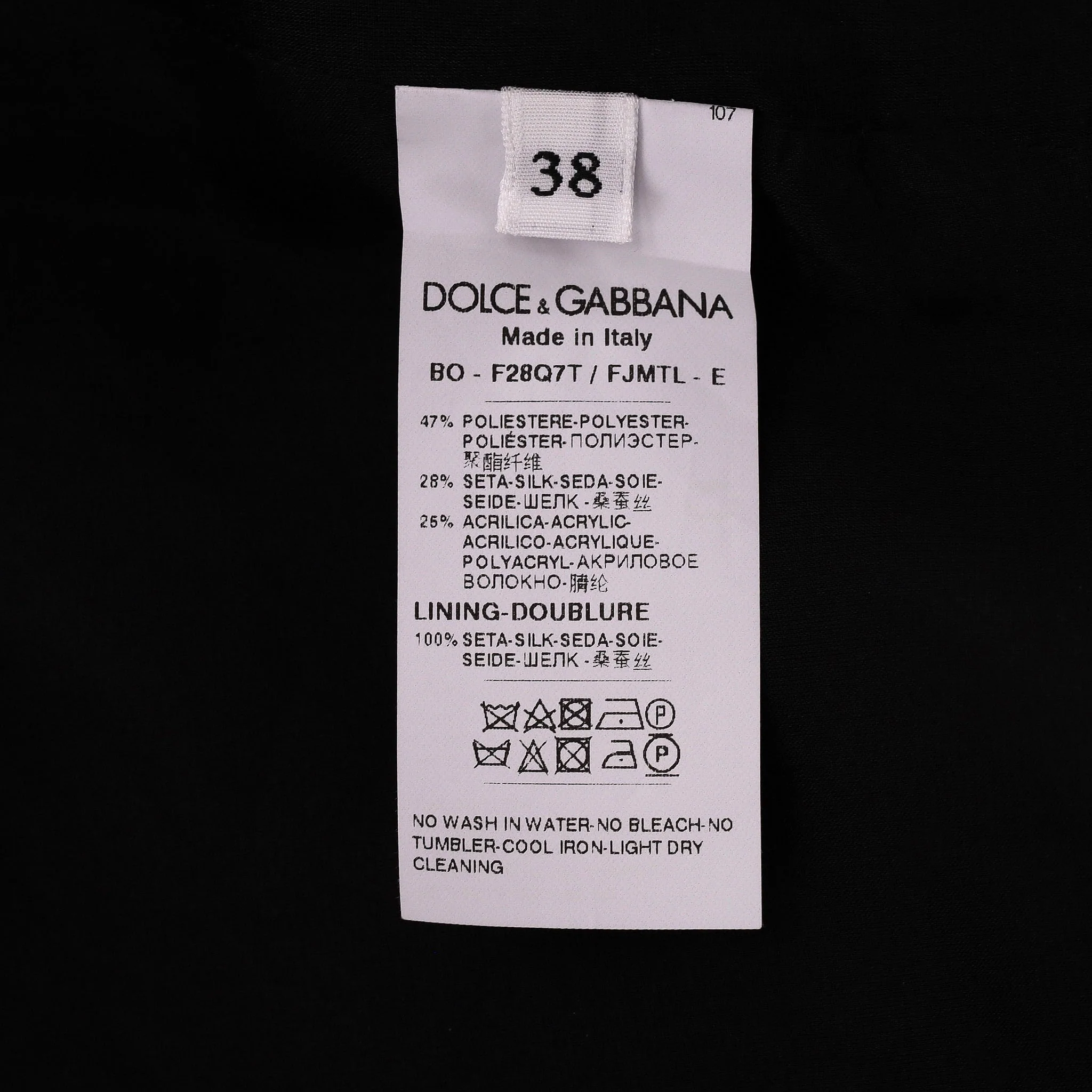 Dolce & Gabbana Floral Jacquard Bolero Jacket. Size 38IT - Image 8