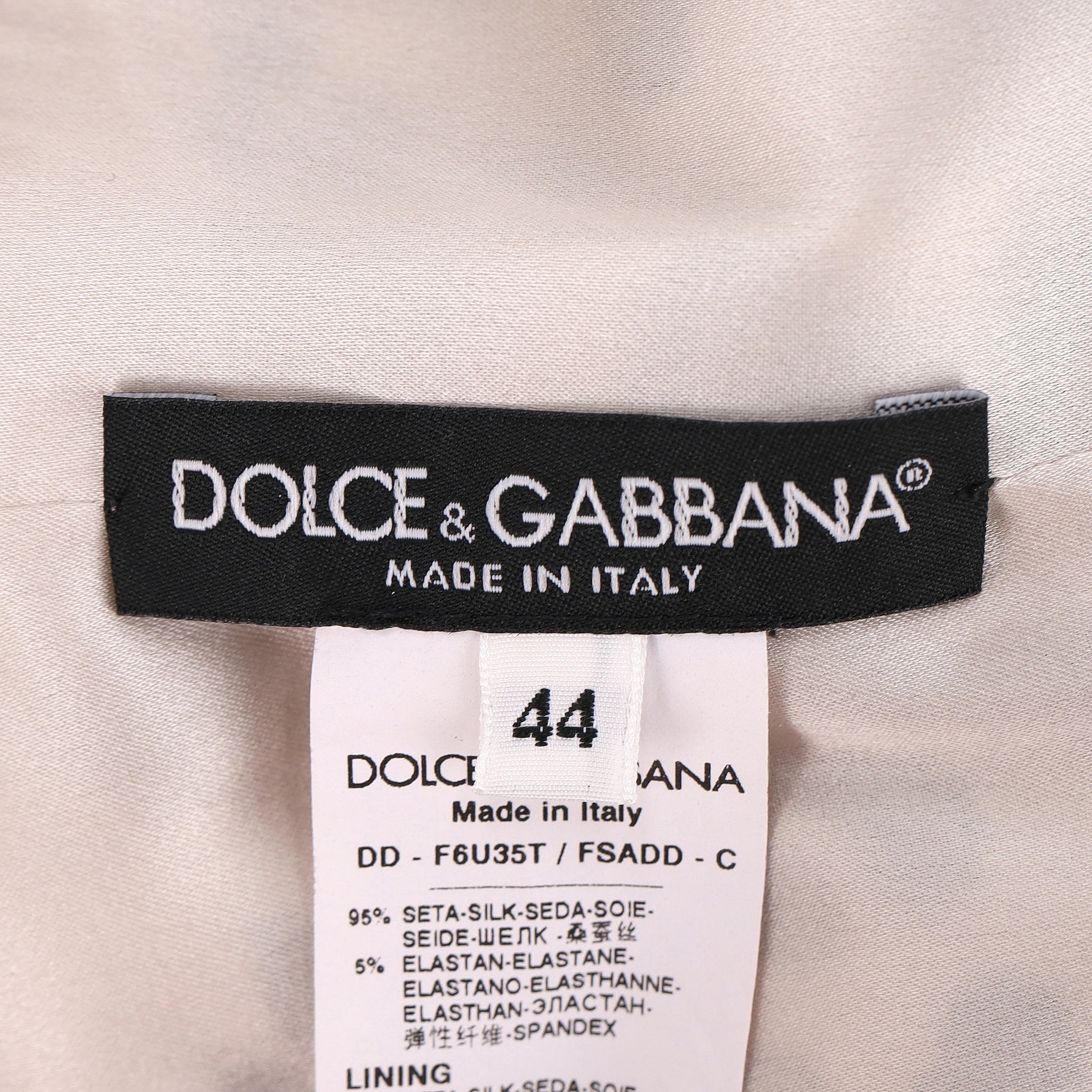 Dolce & Gabbana Leopard Print Silk Dress. Size 44IT - Image 6