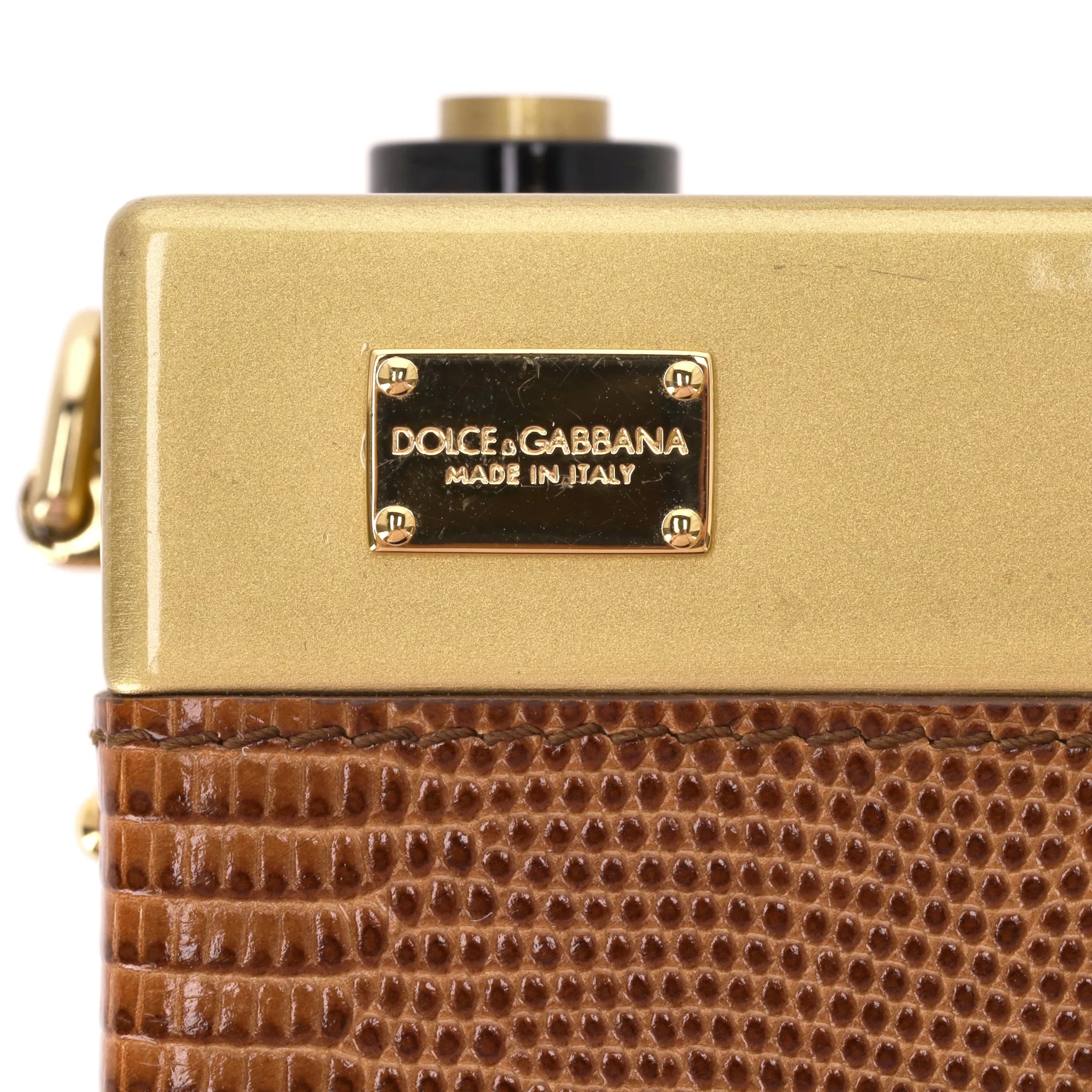 Dolce & Gabbana Lizard Skin Camera Bag - Image 9