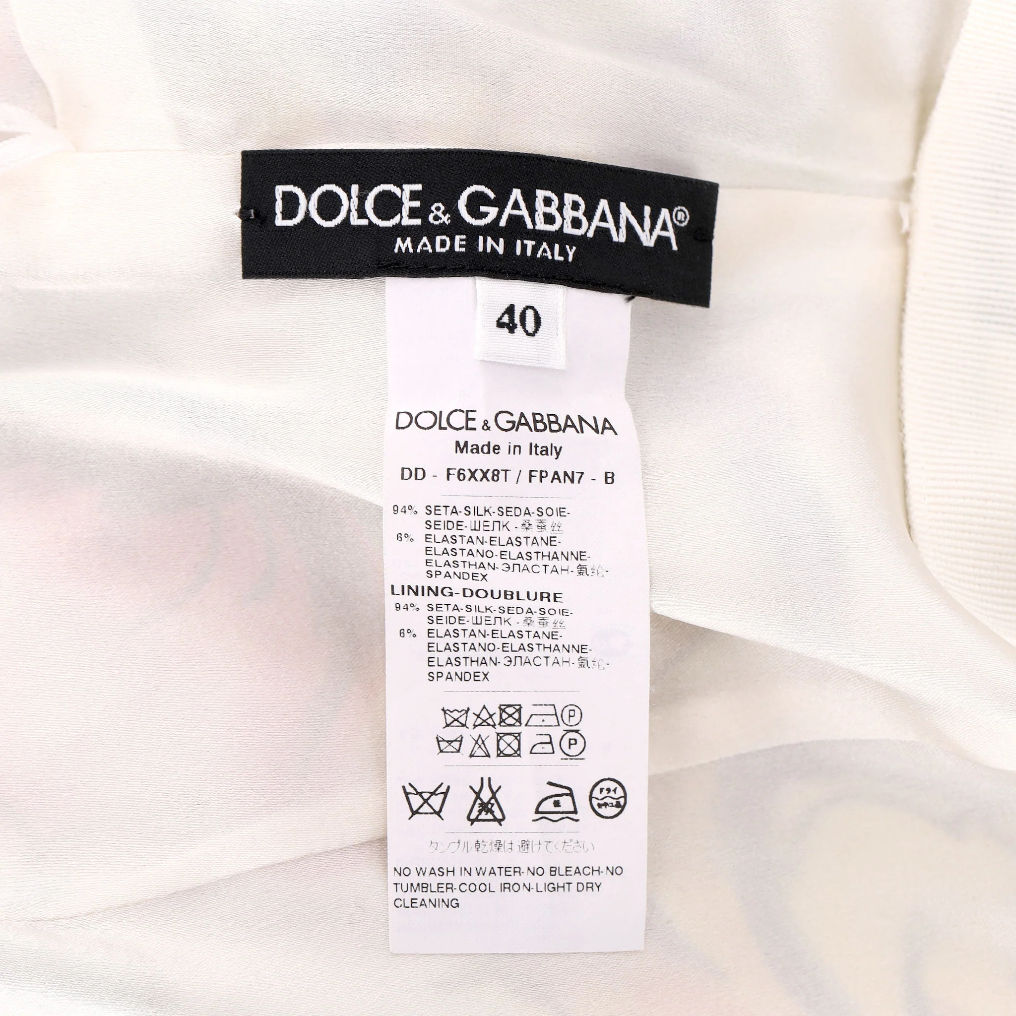 Dolce & Gabbana Majolica Print Silk Dress. Size 40IT - Image 7