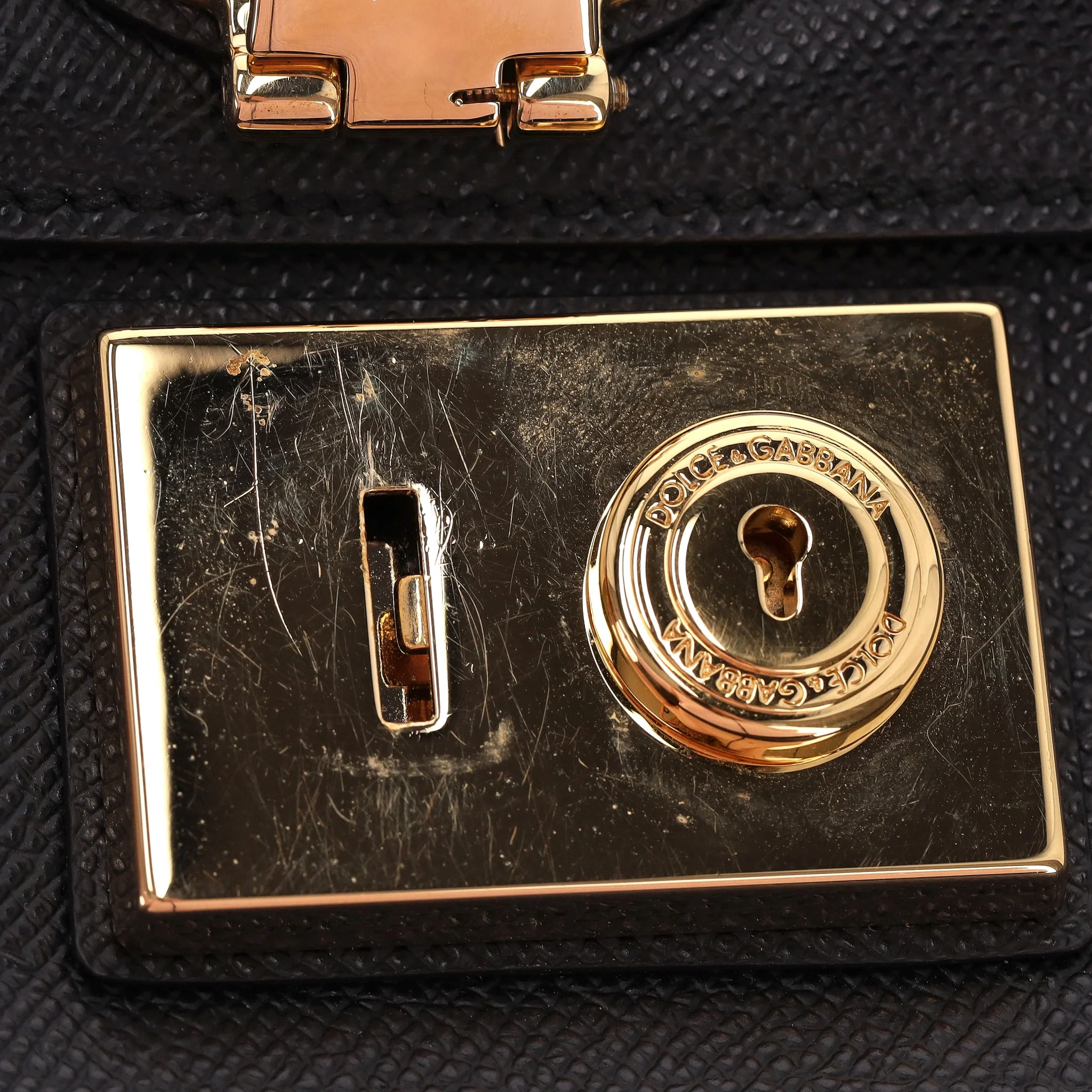 Dolce & Gabbana Miss Linda Saffiano Leather Bag - Image 10