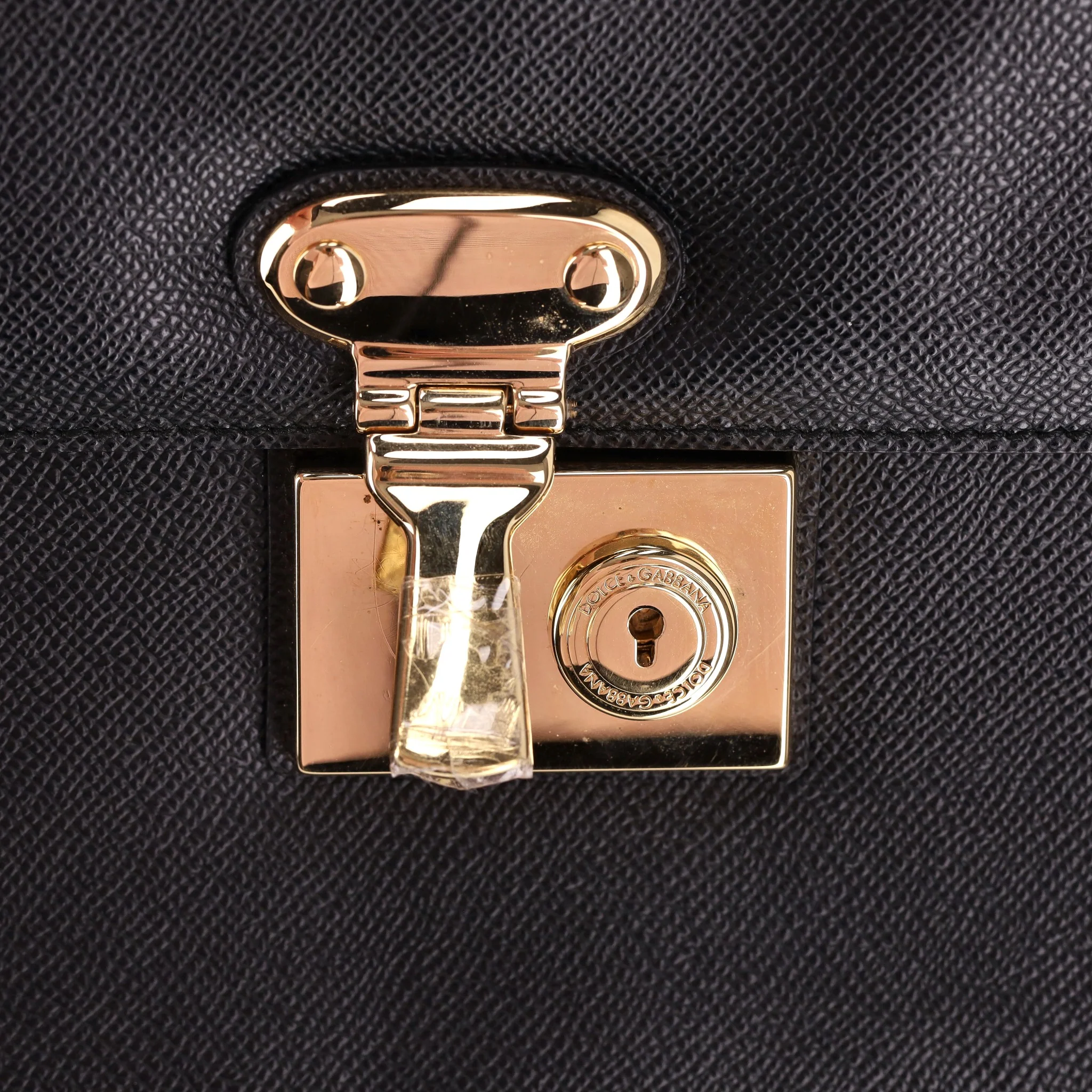 Dolce & Gabbana Miss Linda Saffiano Leather Bag - Image 7