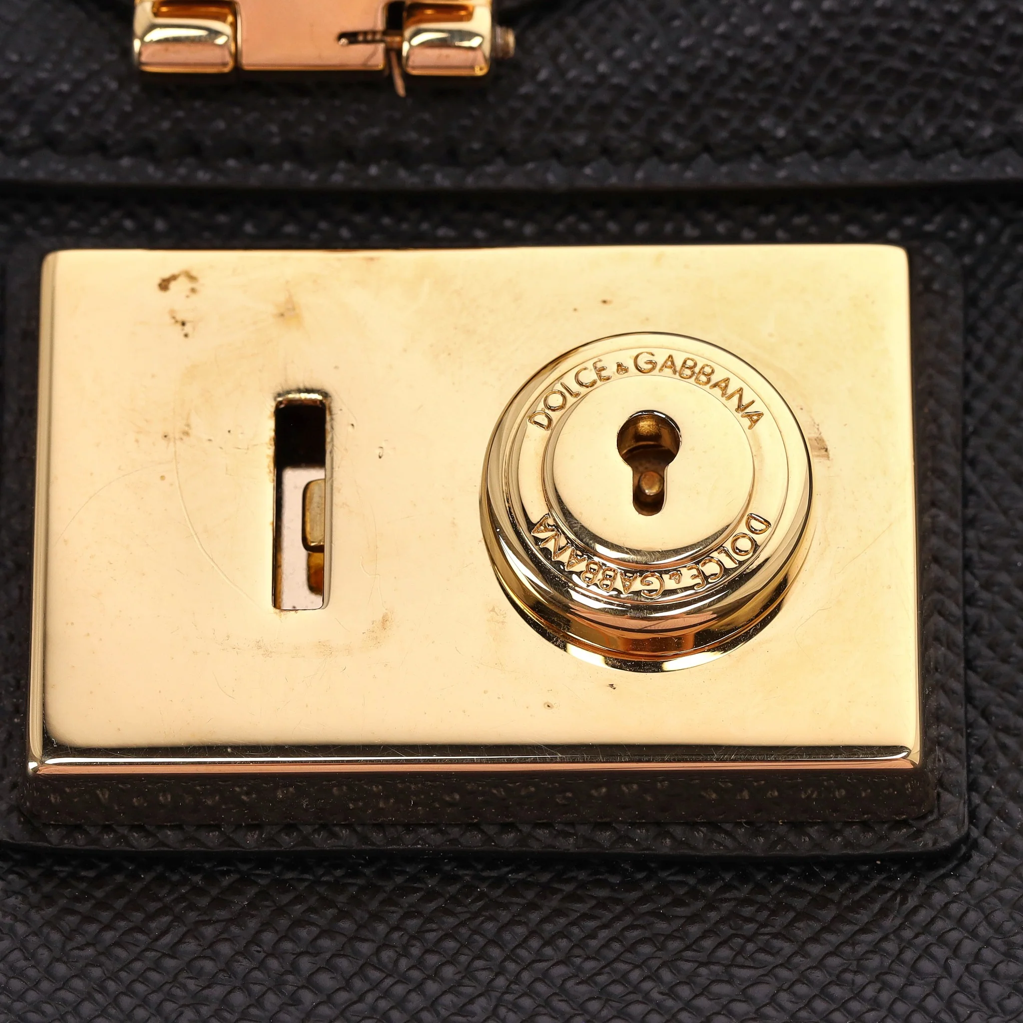 Dolce & Gabbana Miss Linda Saffiano Leather Bag - Image 9