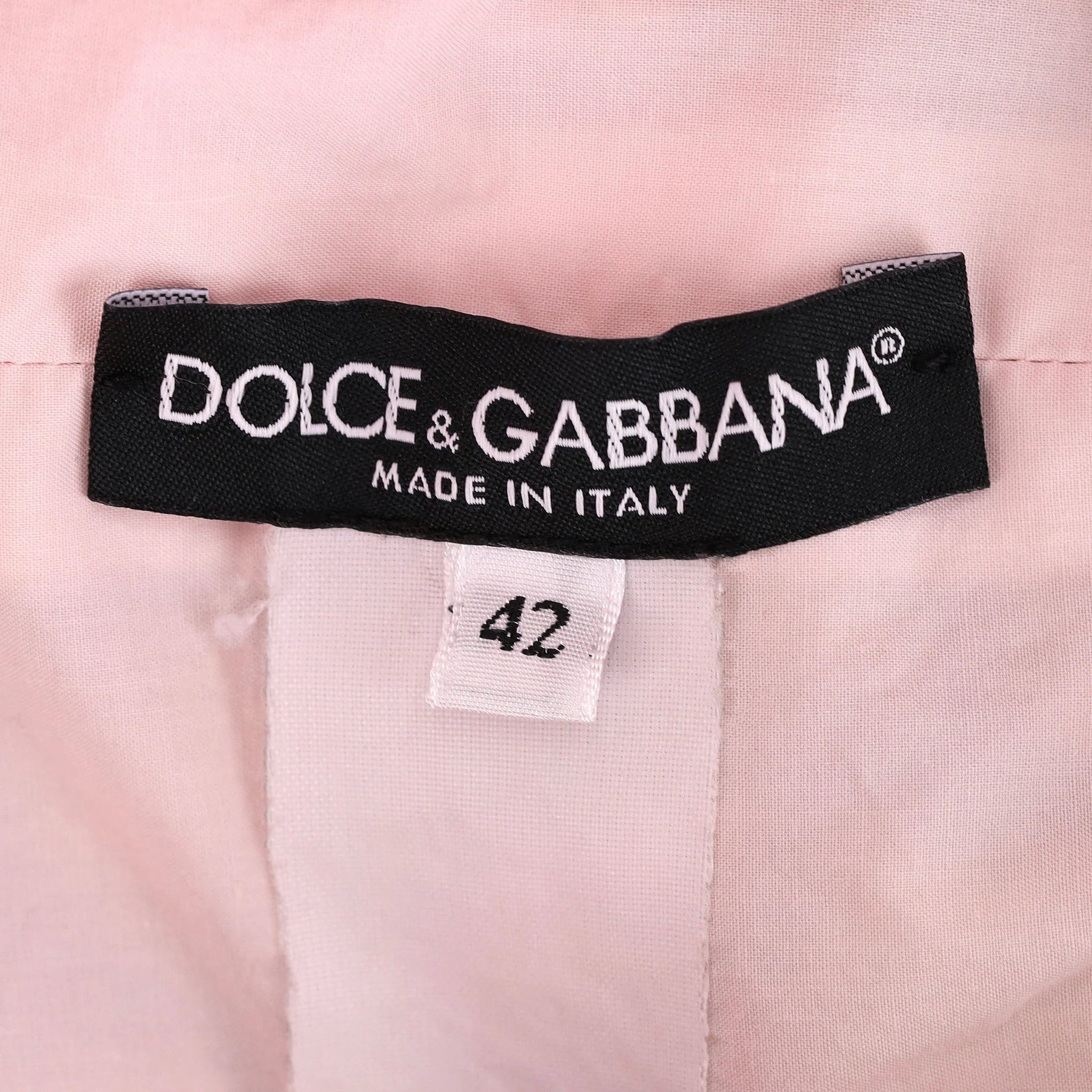 Dolce & Gabbana Pineapple Print Cotton Dress. Size 42IT - Image 6