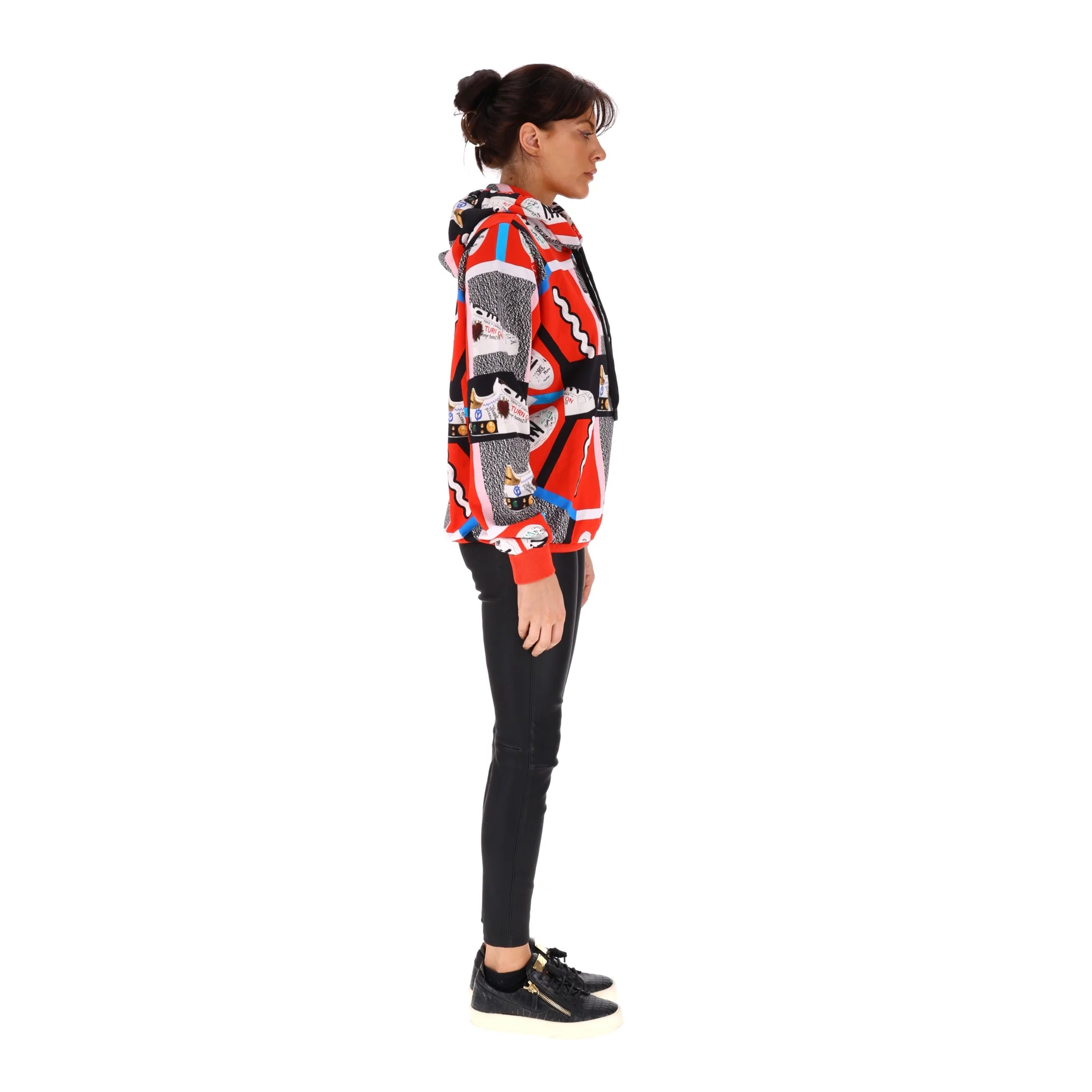 Dolce & Gabbana Sneakers Print Cotton Sweatshirt. Size 50IT - Image 3