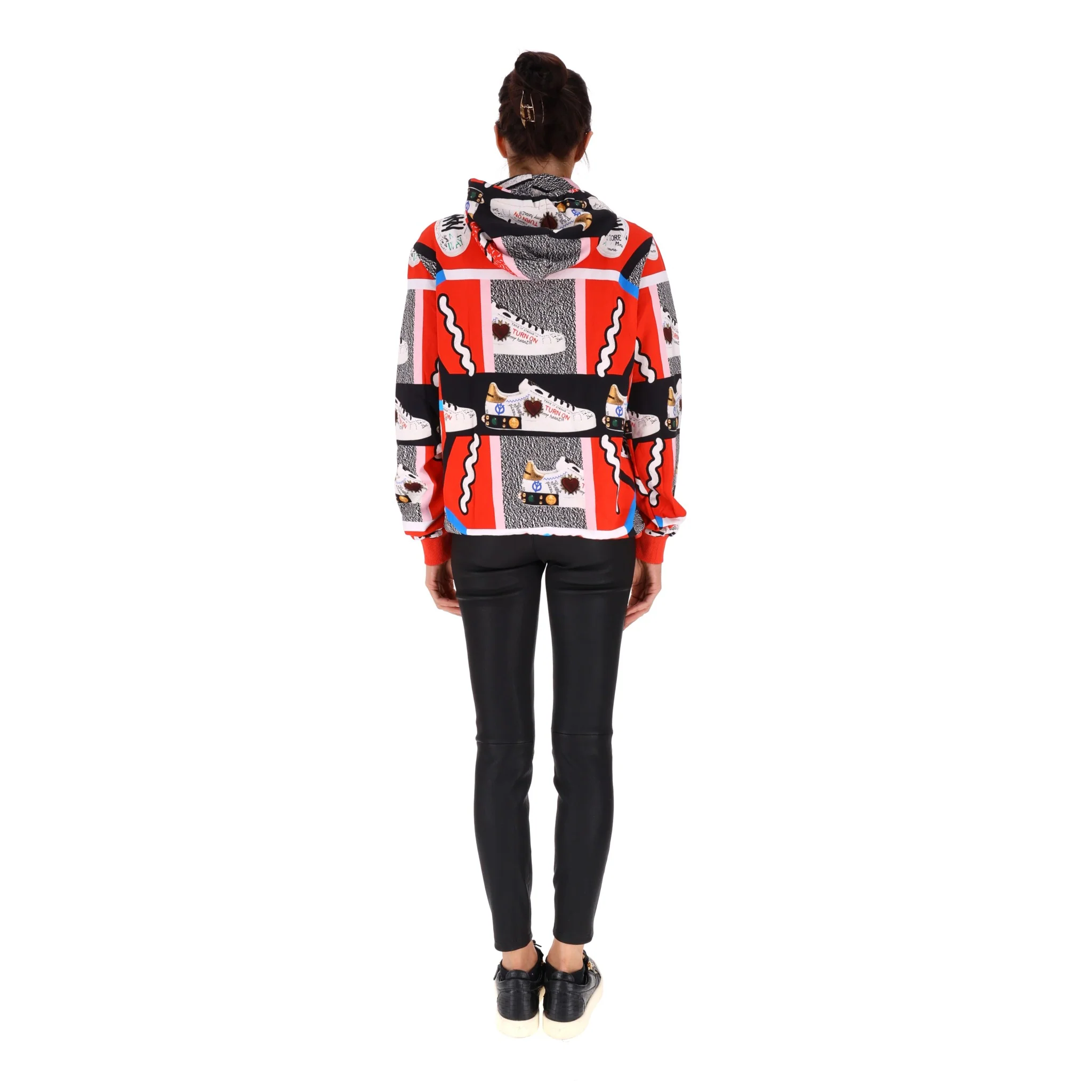 Dolce & Gabbana Sneakers Print Cotton Sweatshirt. Size 50IT - Image 4