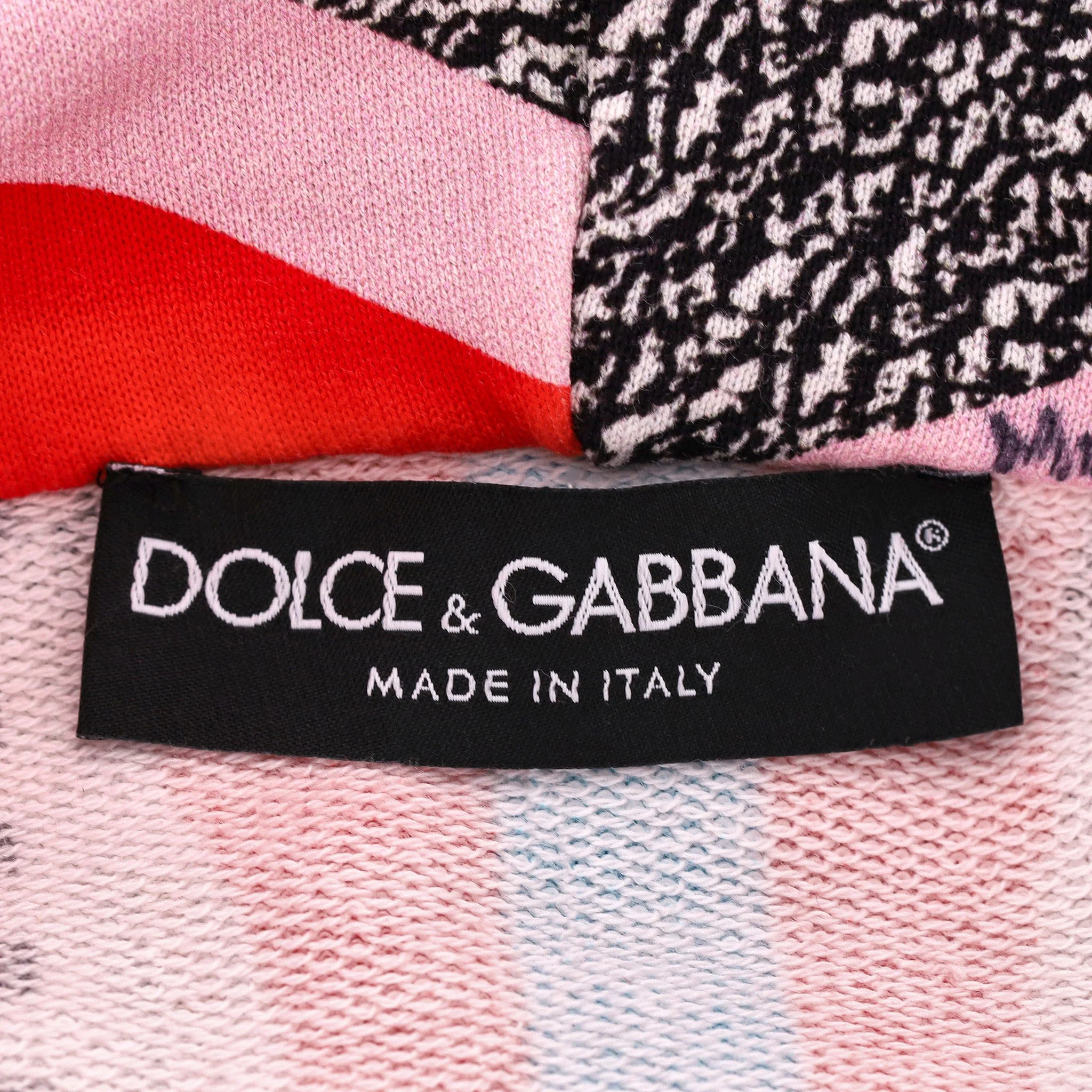 Dolce & Gabbana Sneakers Print Cotton Sweatshirt. Size 50IT - Image 5