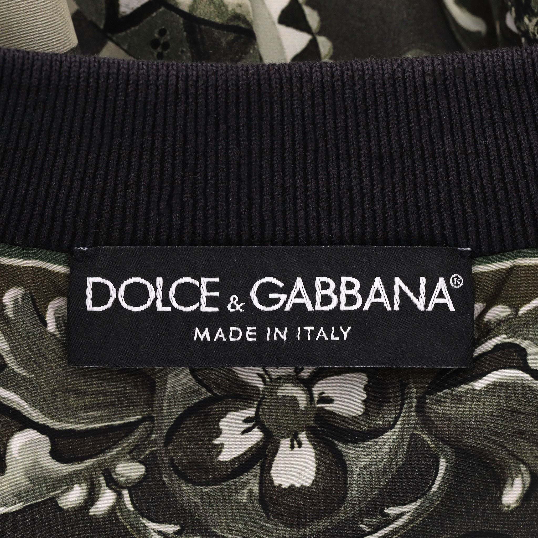 Dolce & Gabbana Teatro Dei Pupi Print Bomber Jacket. Size 46IT - Image 5