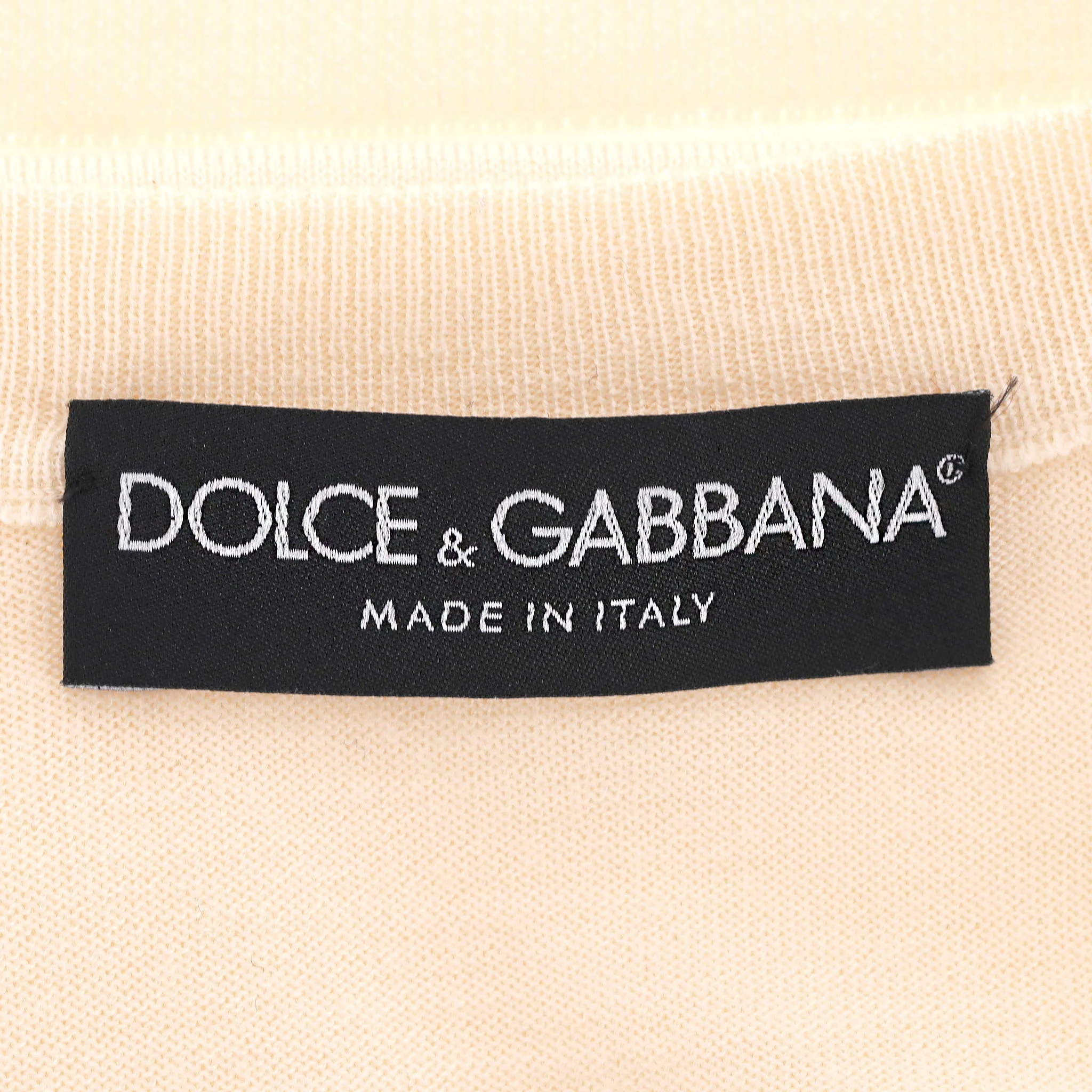 Dolce & Gabbana Virgin Wool Cardigan. Size 40IT - Image 6