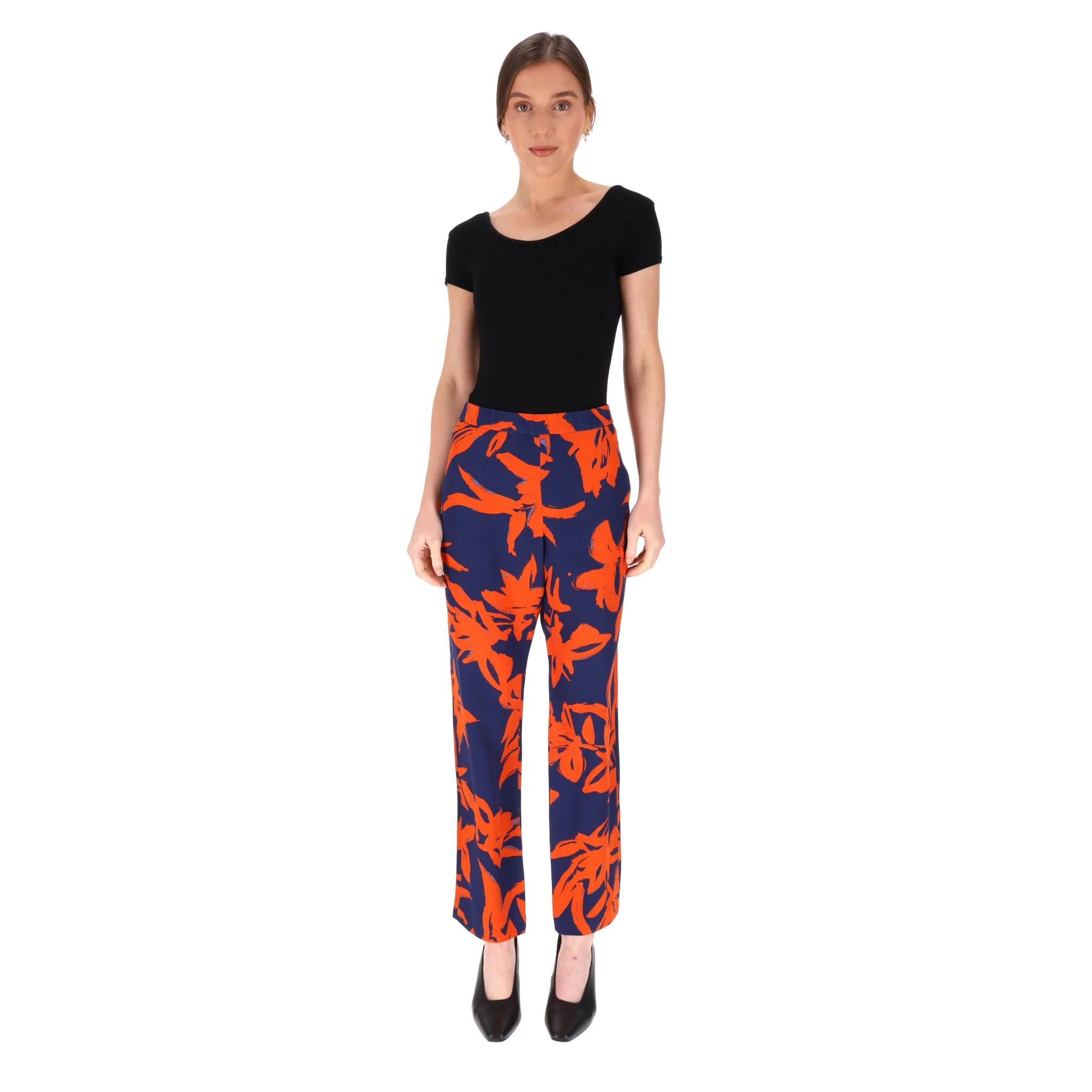 Dries Van Noten Silk Floral Print Trousers. Size 40EU - Image 2