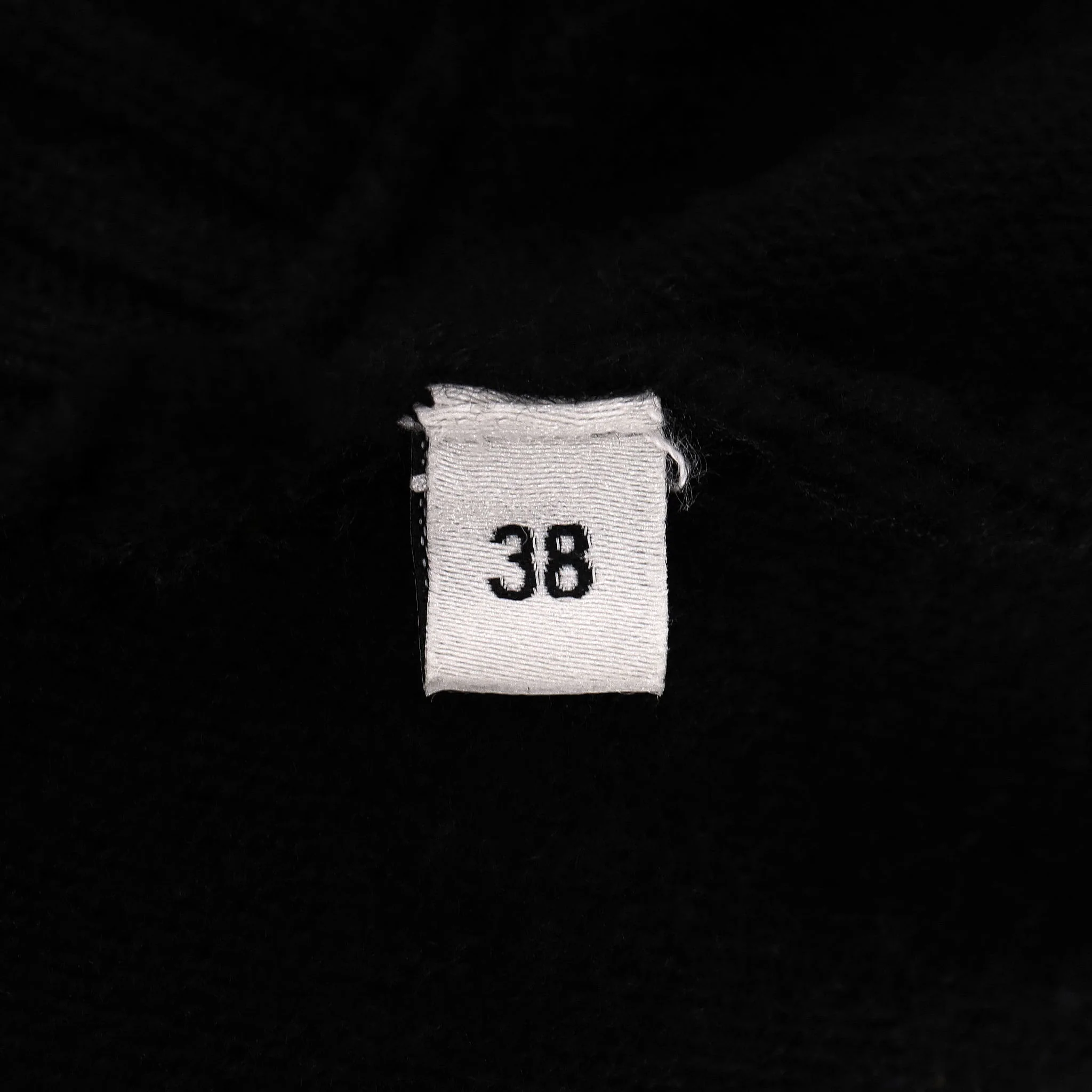 Elisabetta Franchi Virgin Wool & Cashmere Blend Turtleneck Jumper With Logo To Rear. Size 38IT - Image 7