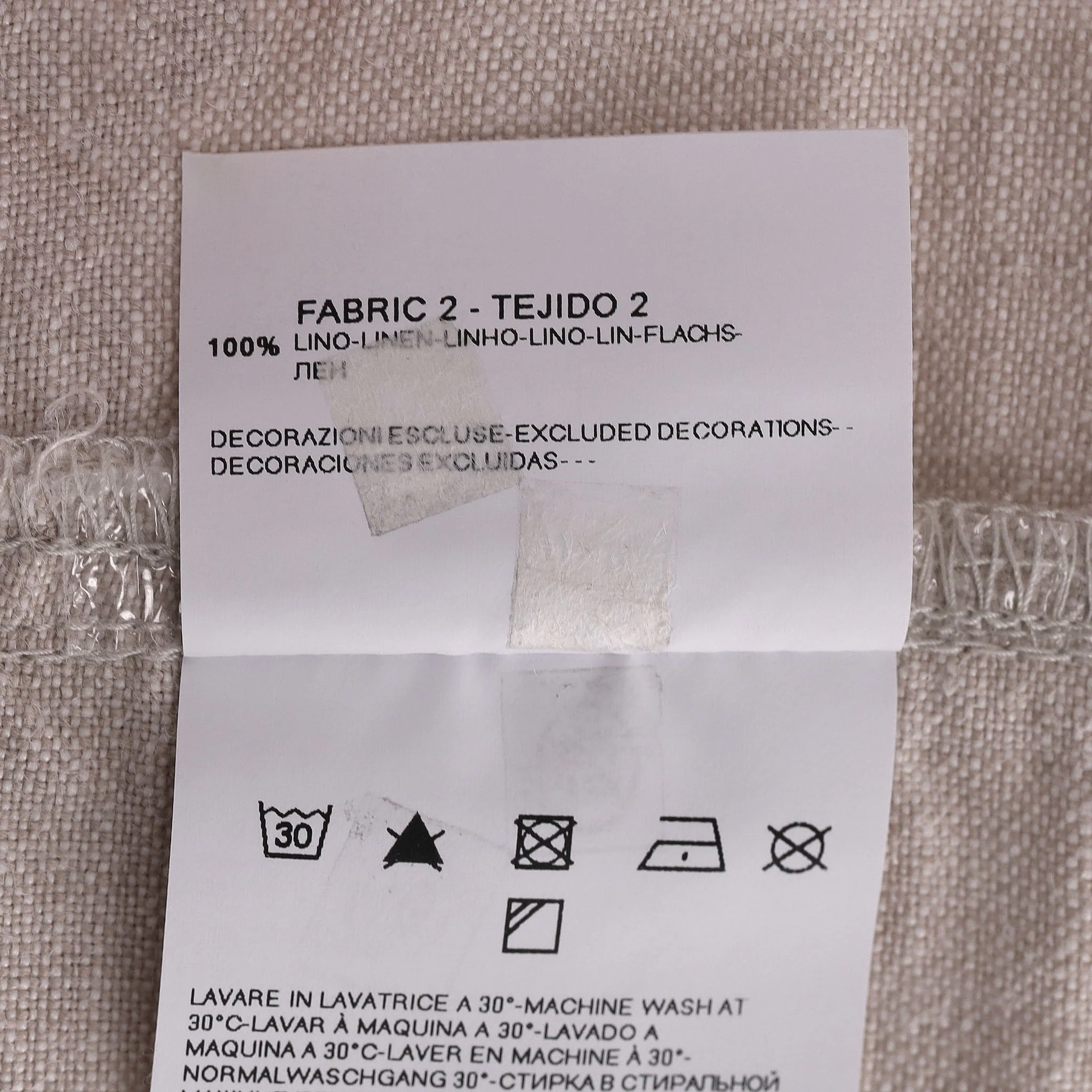 Emporio Armani Baby Girl Linen Romper. Size 6M - Image 9