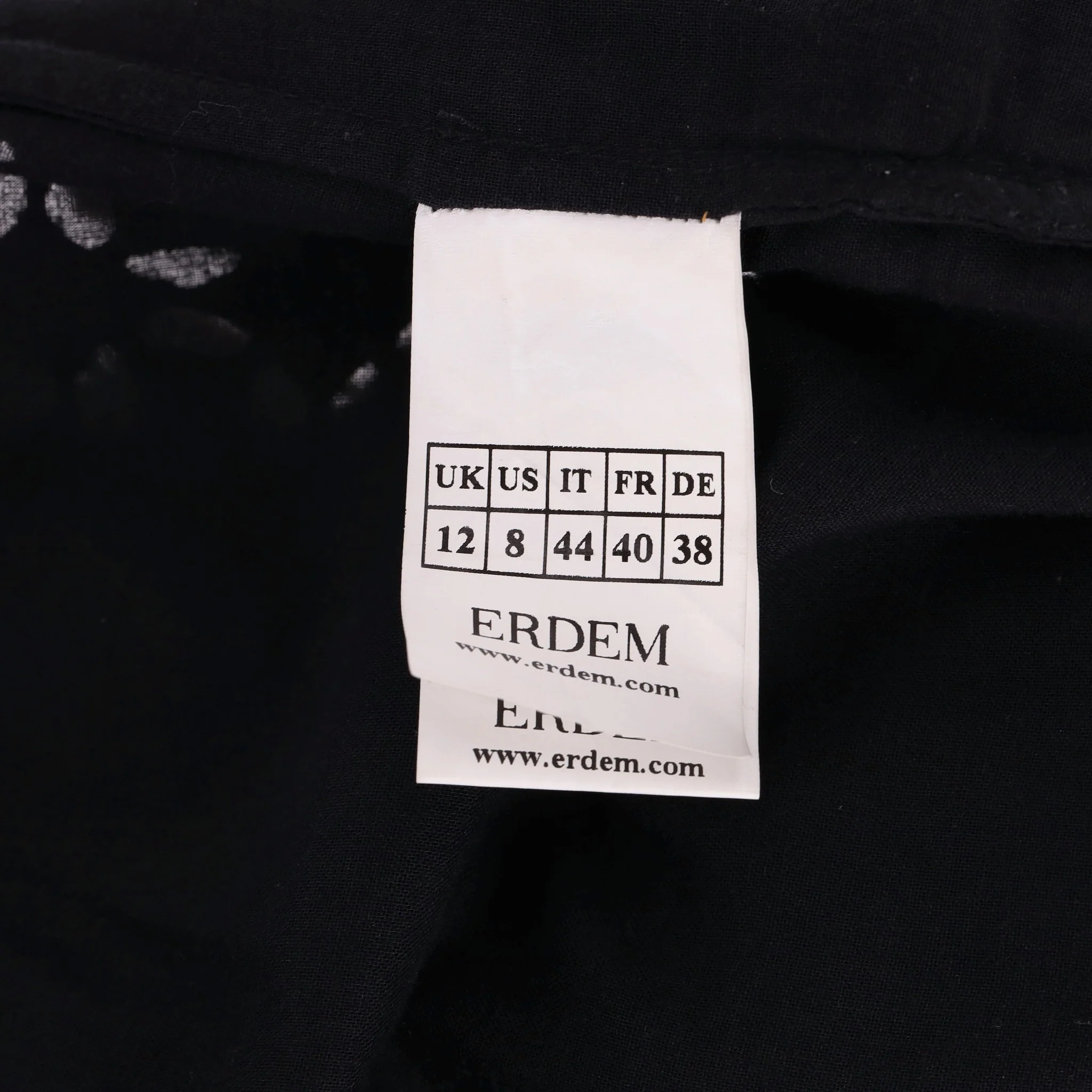 Erdem Laser-Cut Cotton Wide Capri Trousers. Size 12UK - Image 7