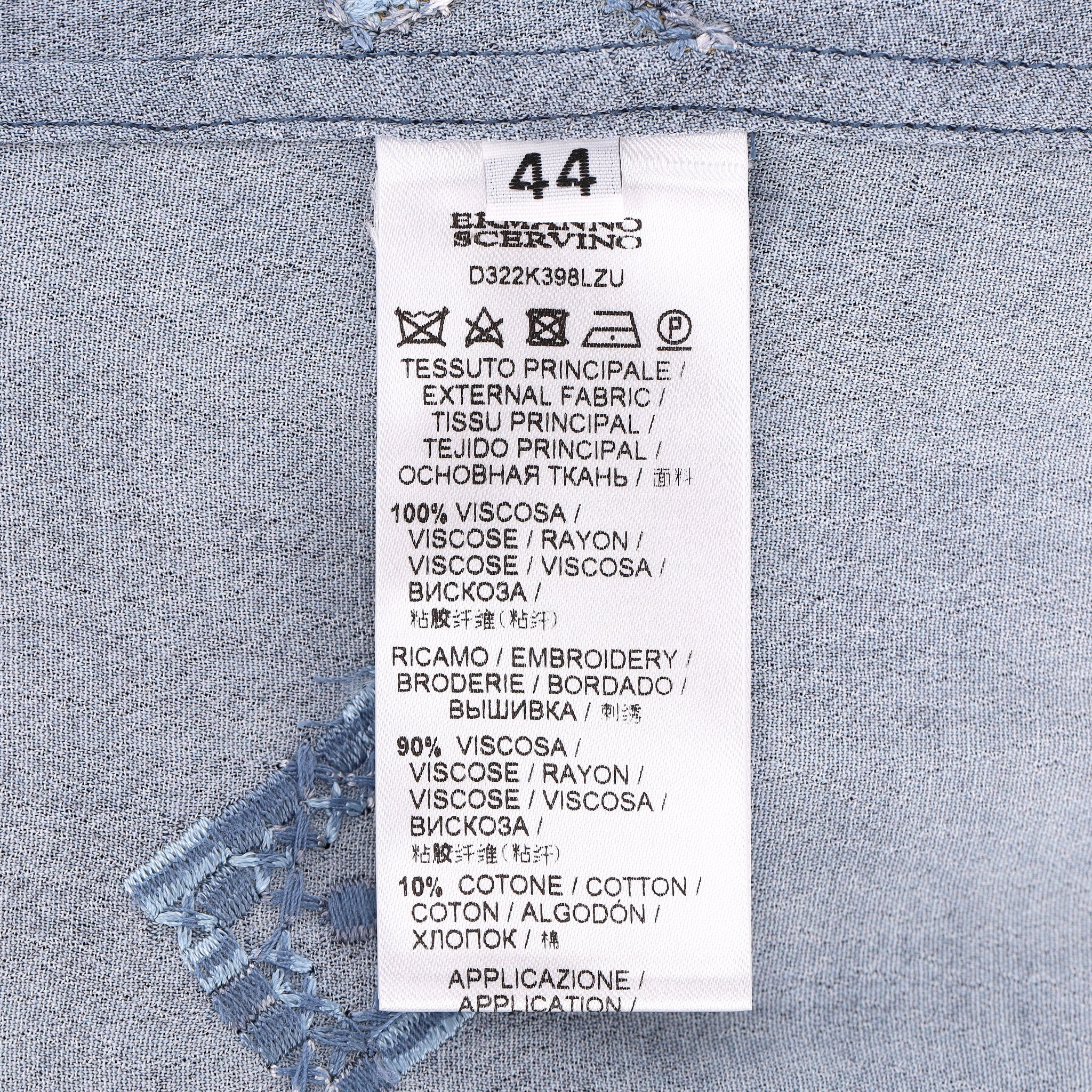 Ermanno Scervino Lace Embellished Shirt. Size 44IT - Image 10
