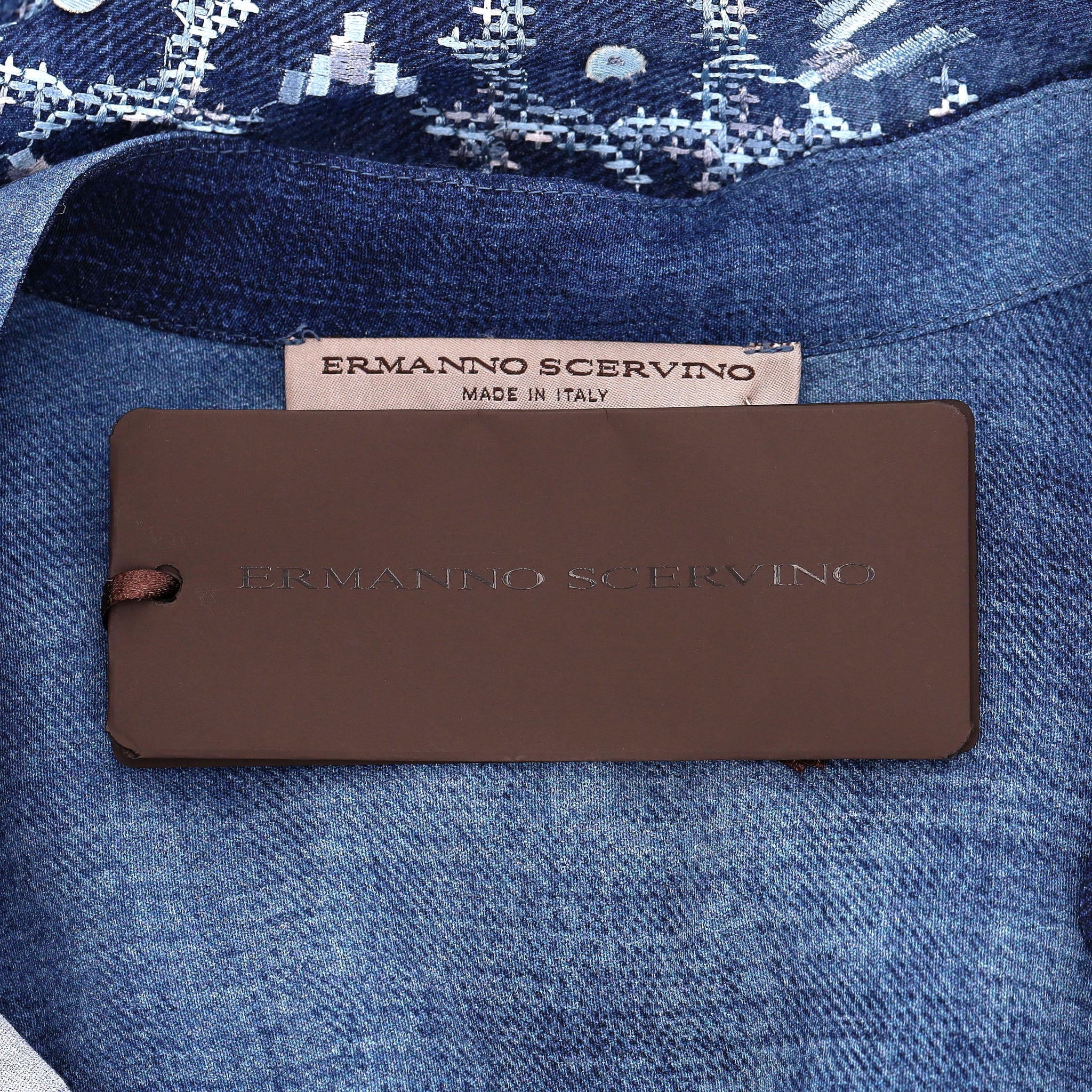 Ermanno Scervino Lace Embellished Shirt. Size 44IT - Image 8