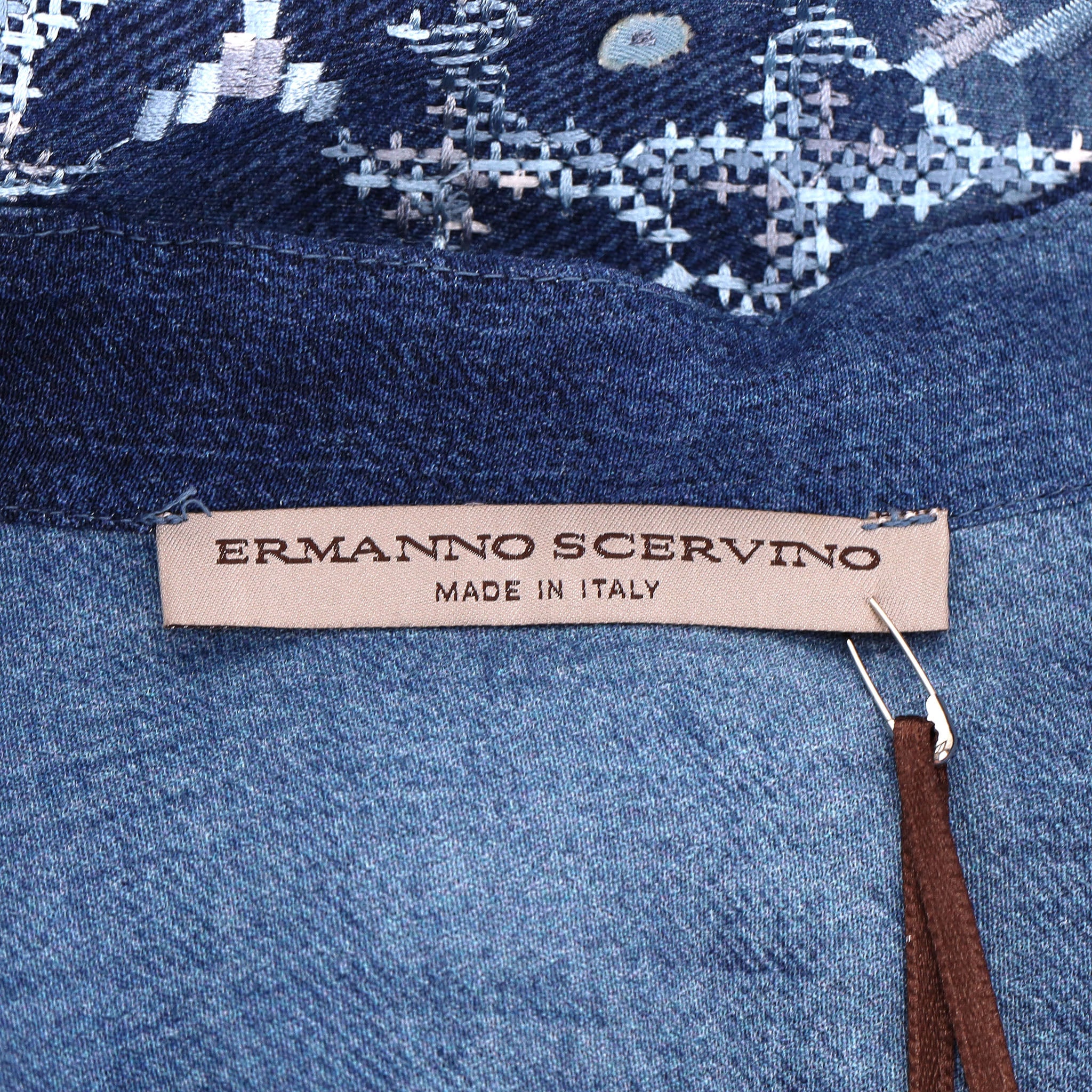 Ermanno Scervino Lace Embellished Shirt. Size 44IT - Image 9