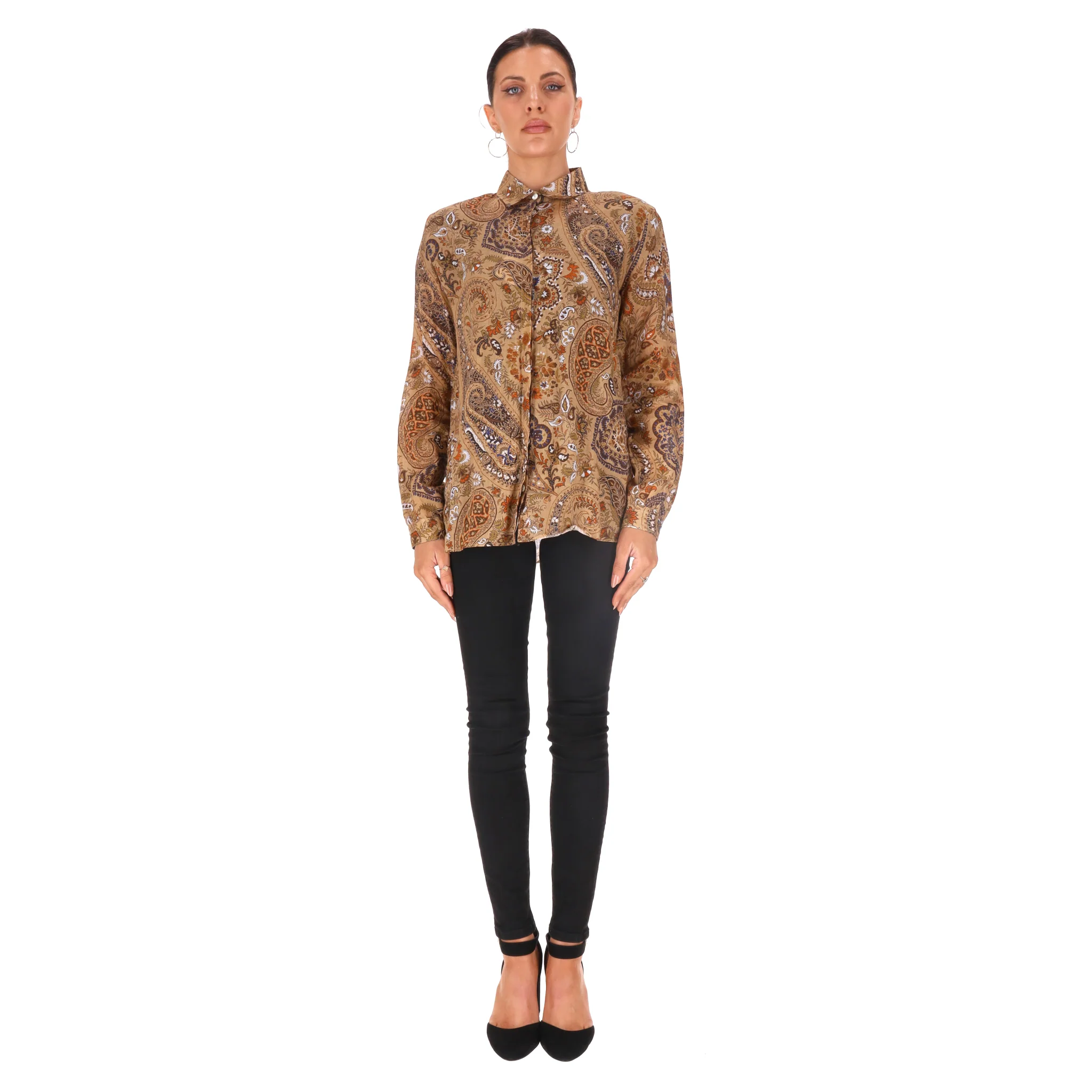 Etro Paisley Print Shirt. Size 44IT - Image 2