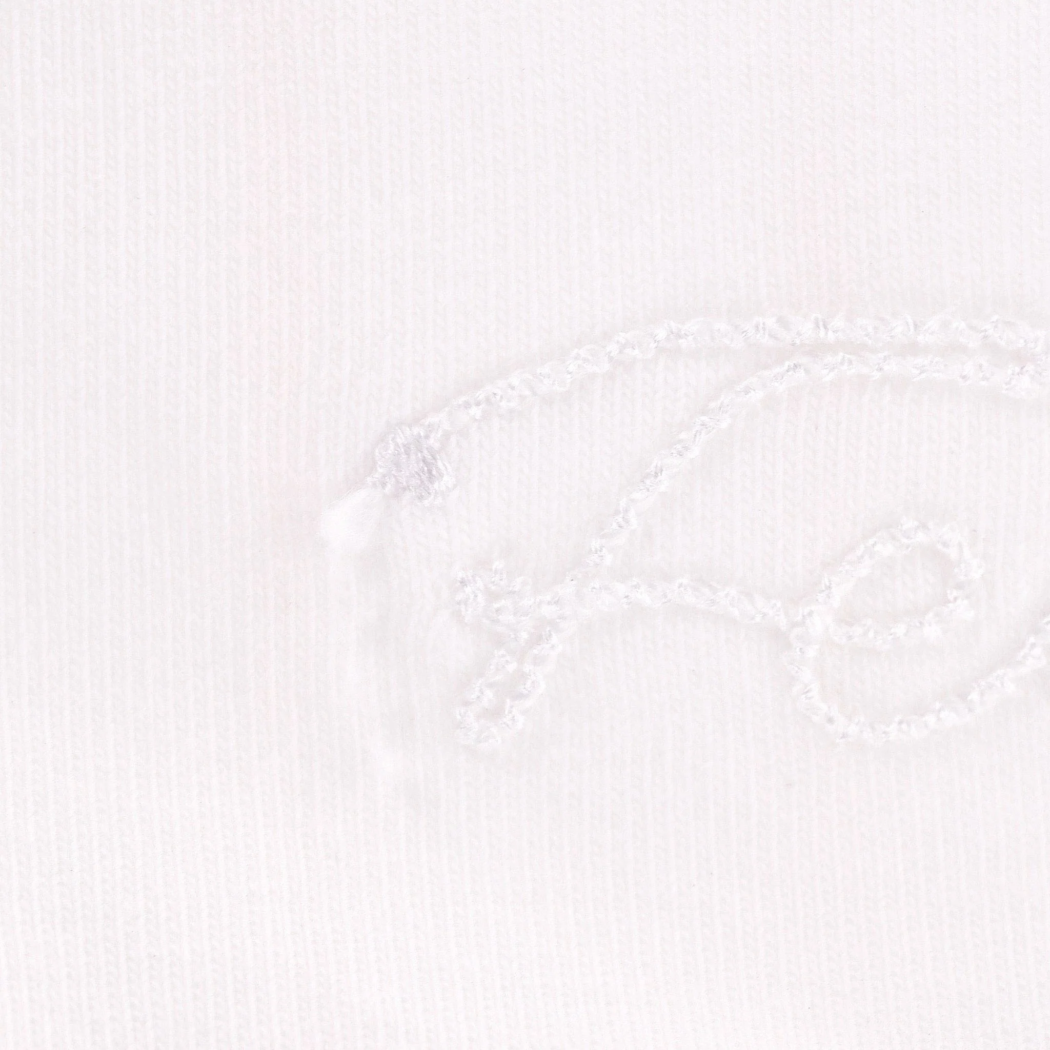 Fendi Baby Girl Cotton Bow Detail Bib - Image 8