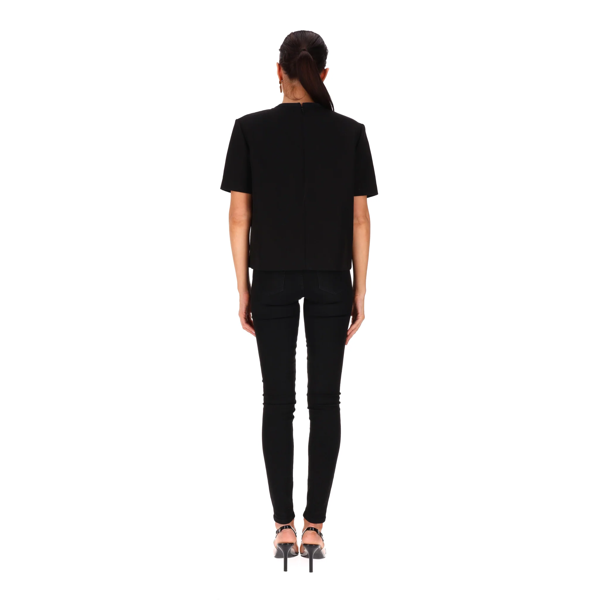 Fendi Cotton Top With Pompom Eyes Detail. Size 42IT - Image 4
