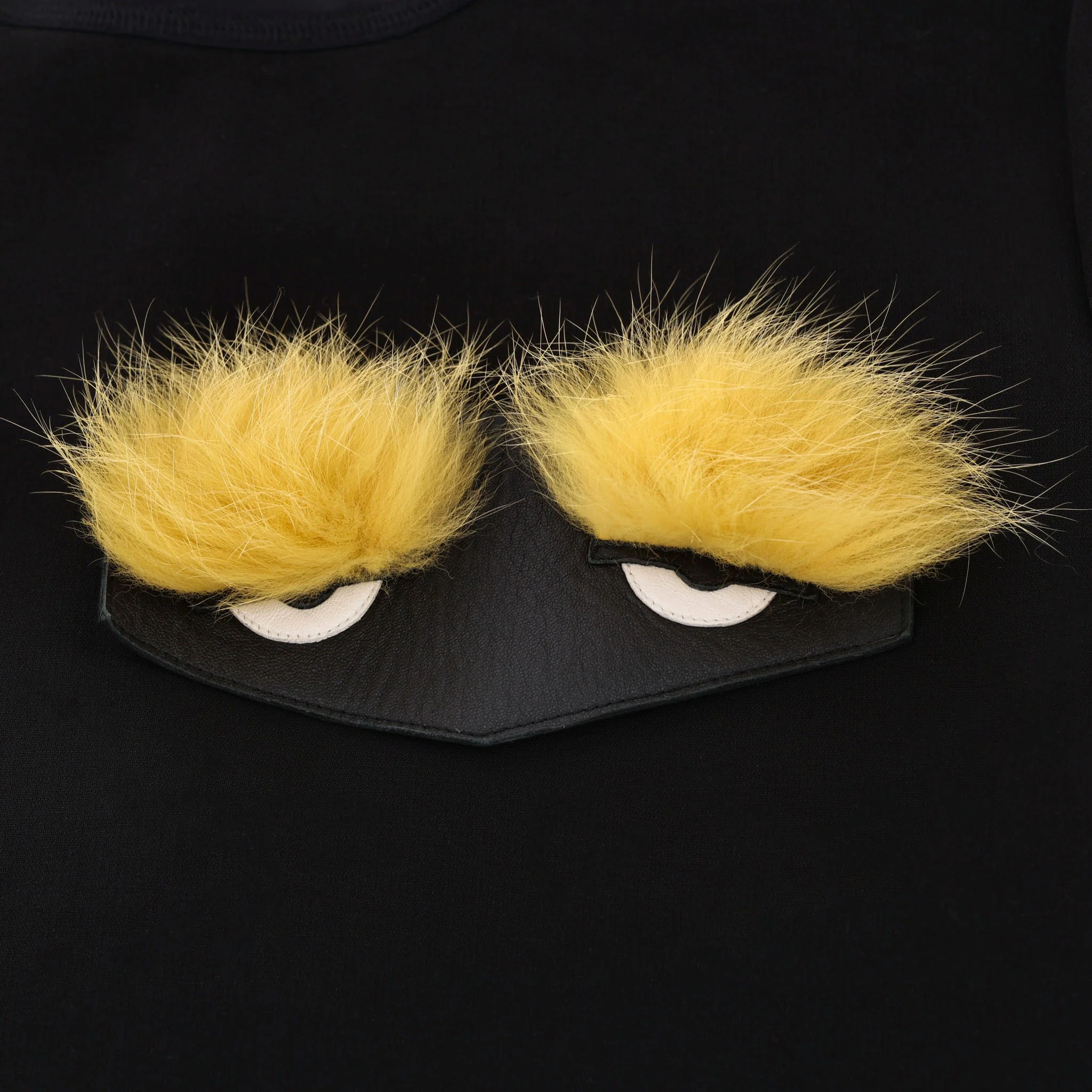 Fendi Cotton Top With Pompom Eyes Detail. Size 42IT - Image 5