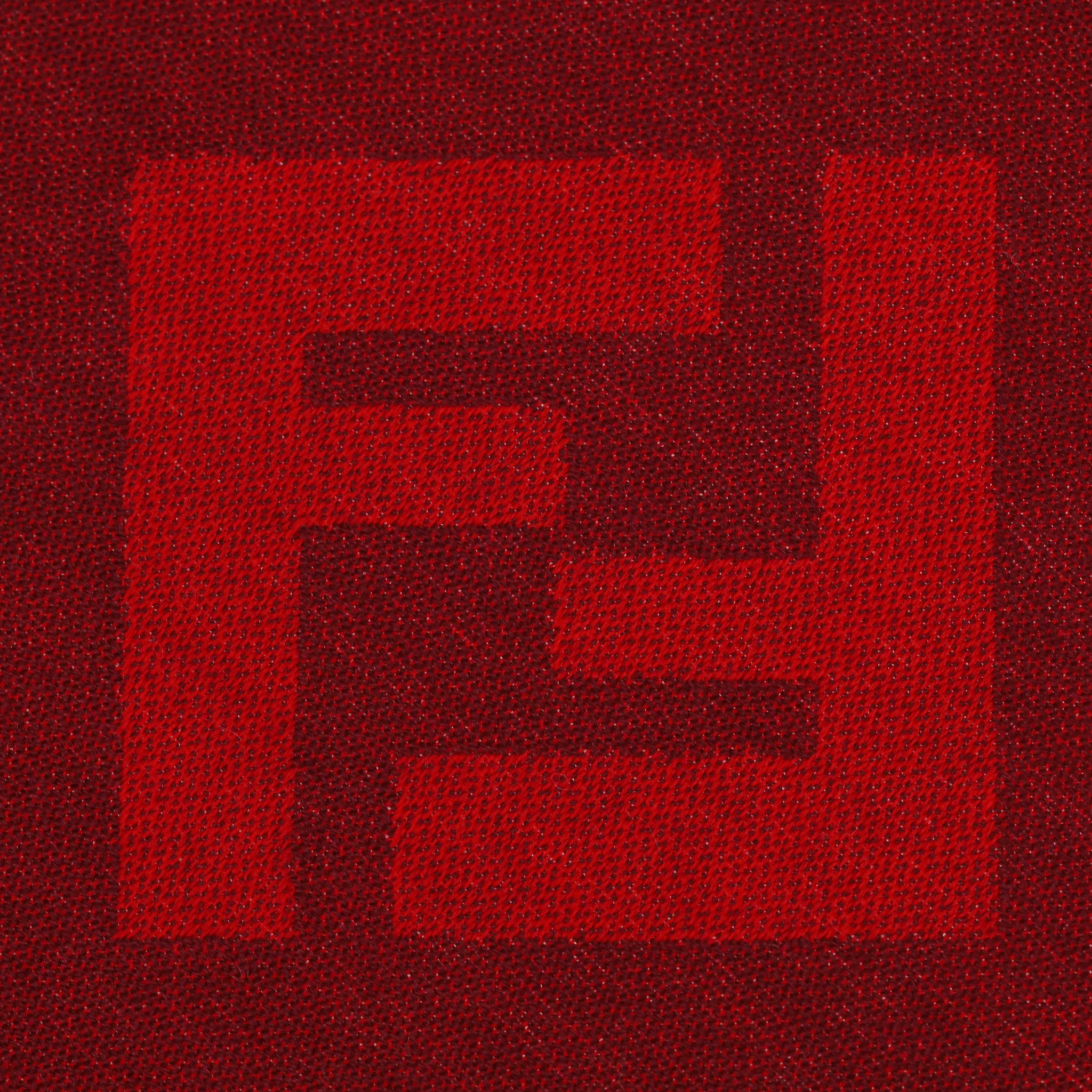 Fendi 'FF' Logo Monogram Cashmere Scarf - Image 3