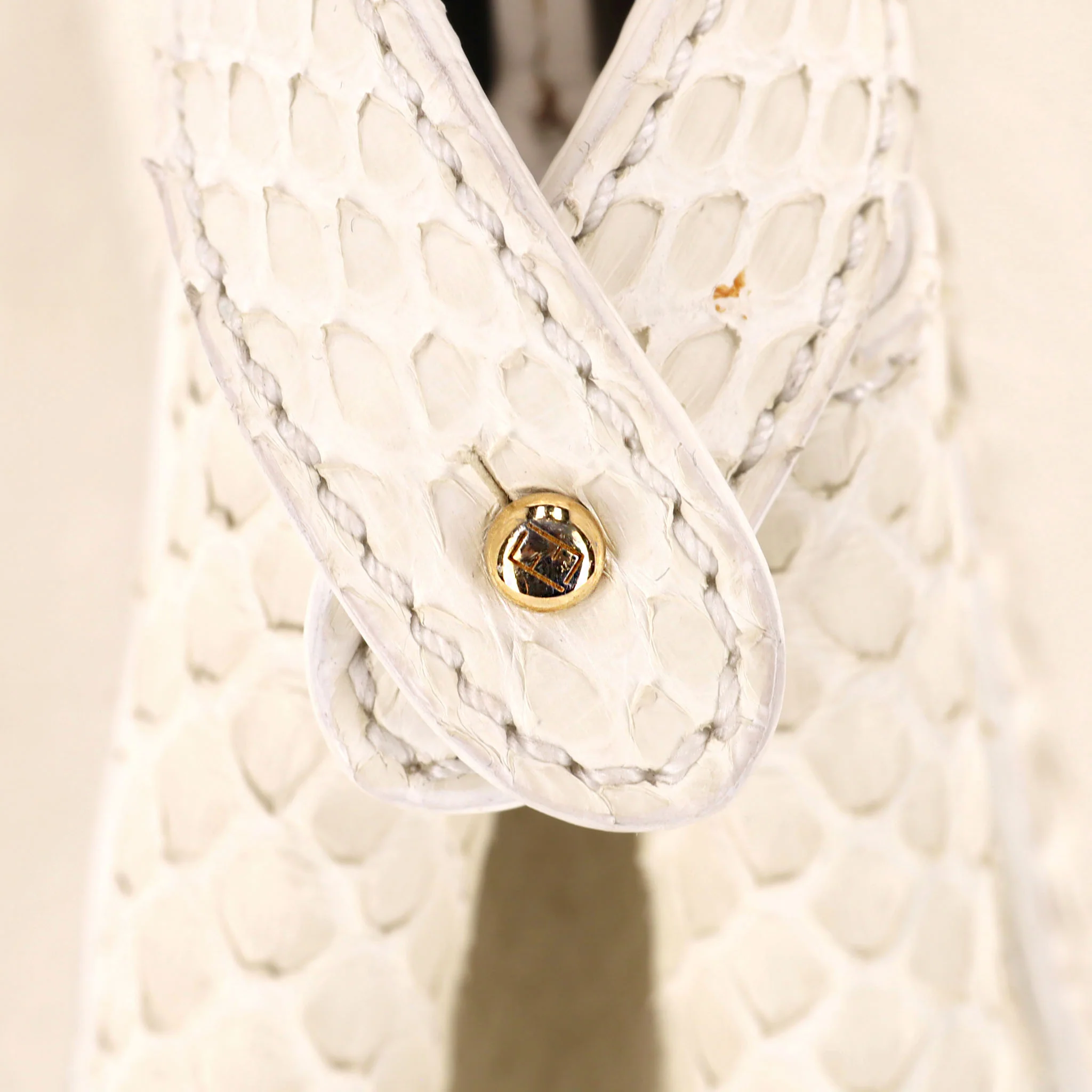 Fendi Python Skin Mini Peekaboo Bag - Image 10