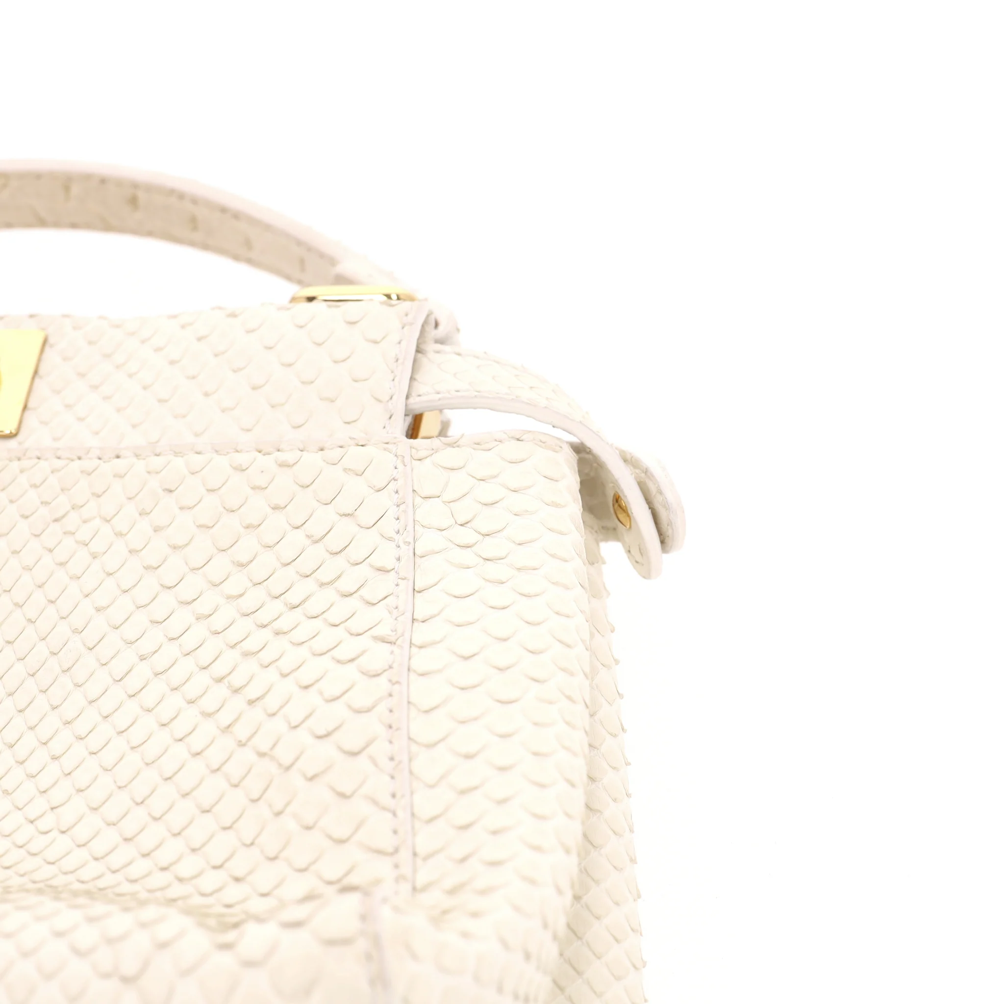 Fendi Python Skin Mini Peekaboo Bag - Image 13