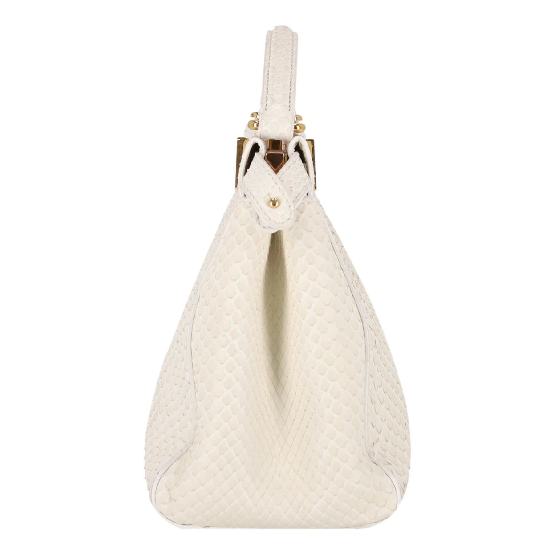 Fendi Python Skin Mini Peekaboo Bag - Image 3