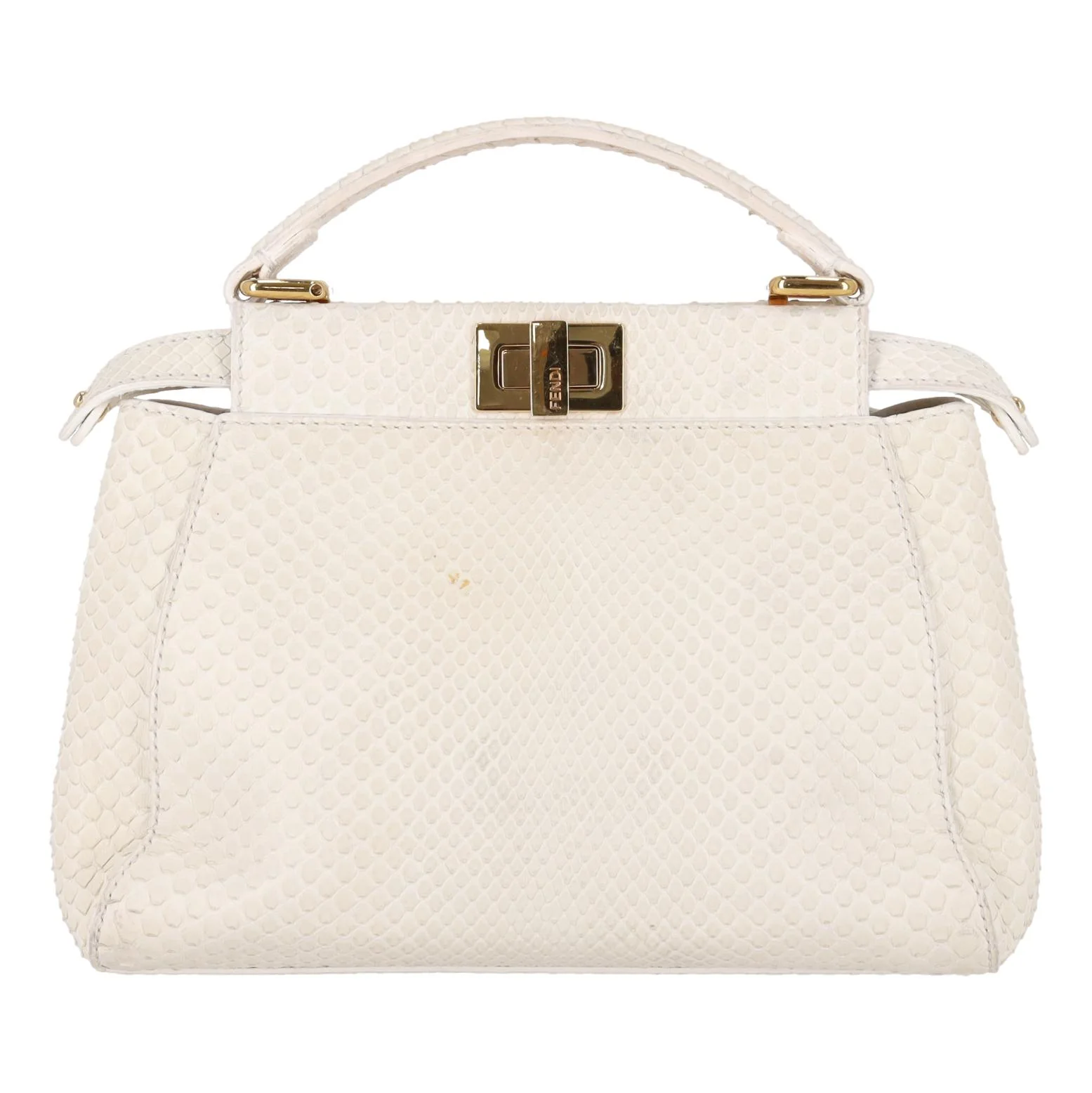 Fendi Python Skin Mini Peekaboo Bag - Image 4