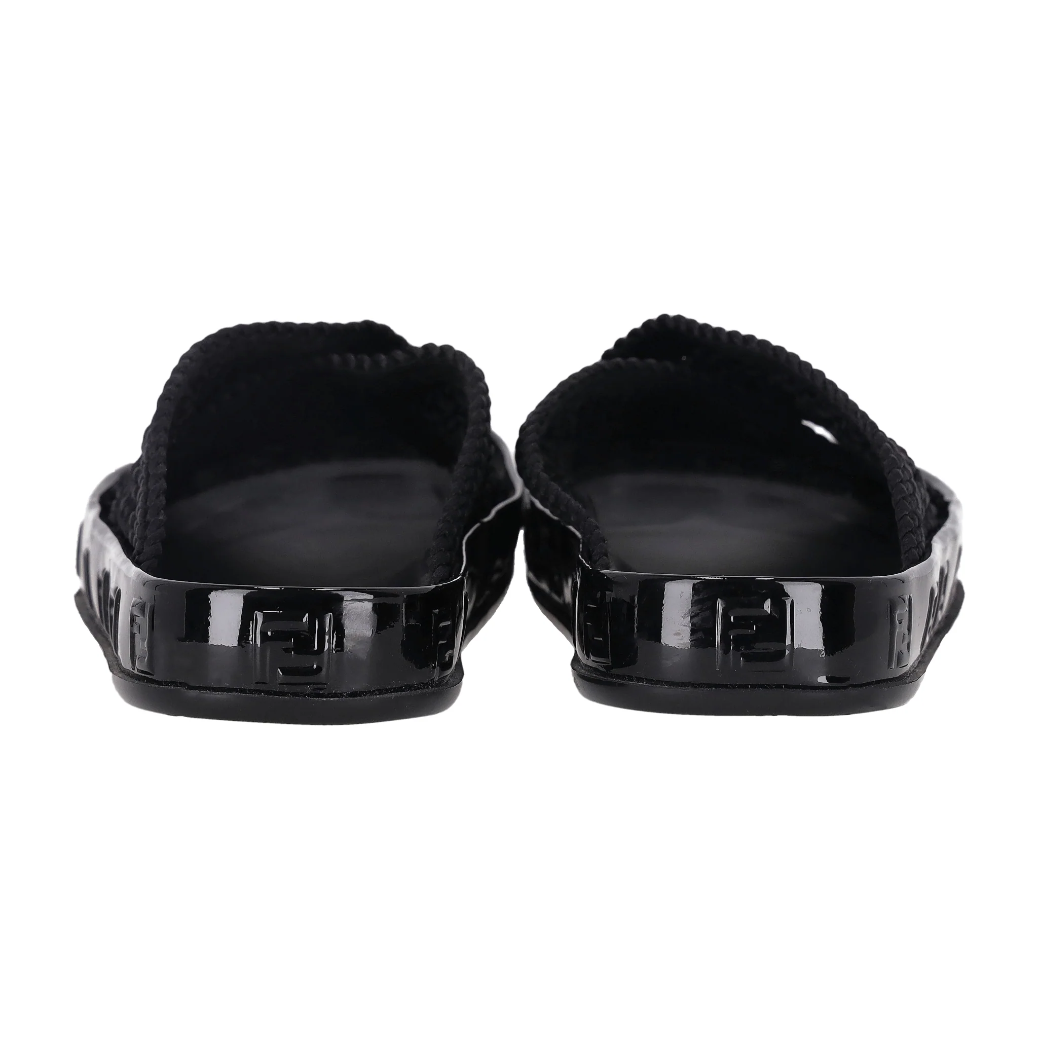 Fendi Reflections 'FF' Logo Slides. Size 37.5 - Image 3