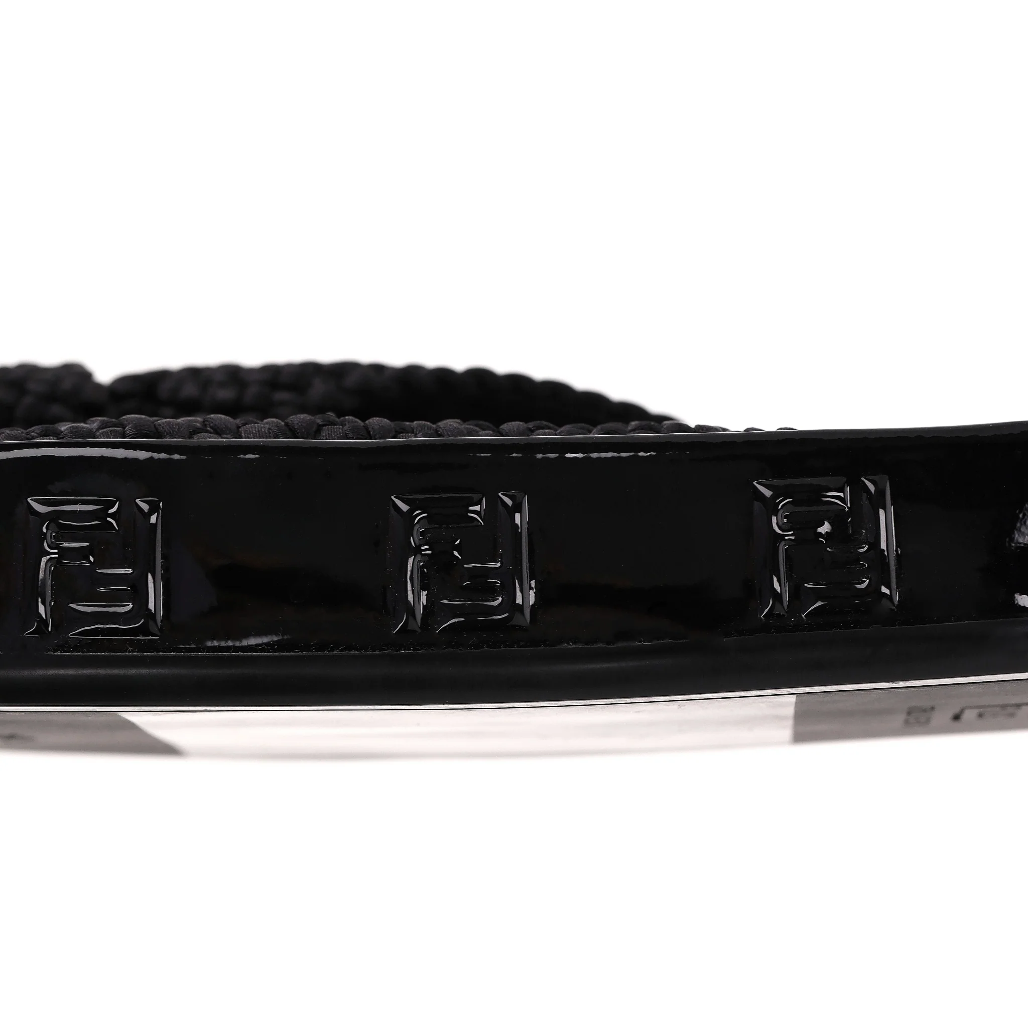 Fendi Reflections 'FF' Logo Slides. Size 37.5 - Image 6