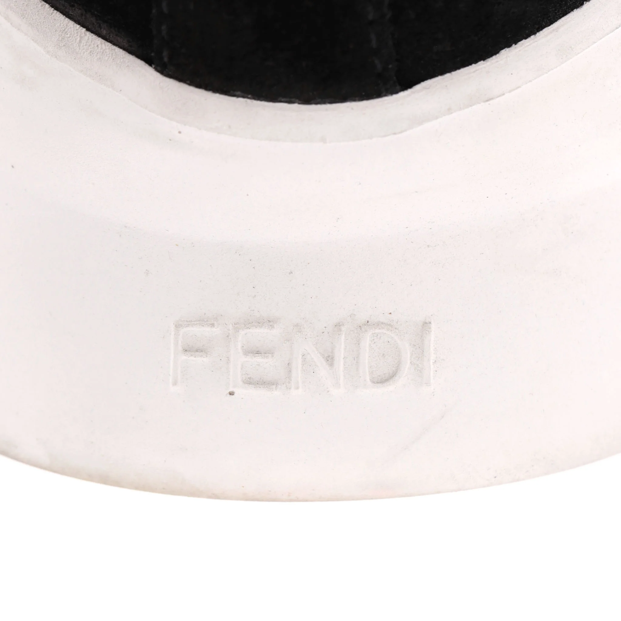 Fendi Suede Logo Sneakers. Size 41.5 - Image 6